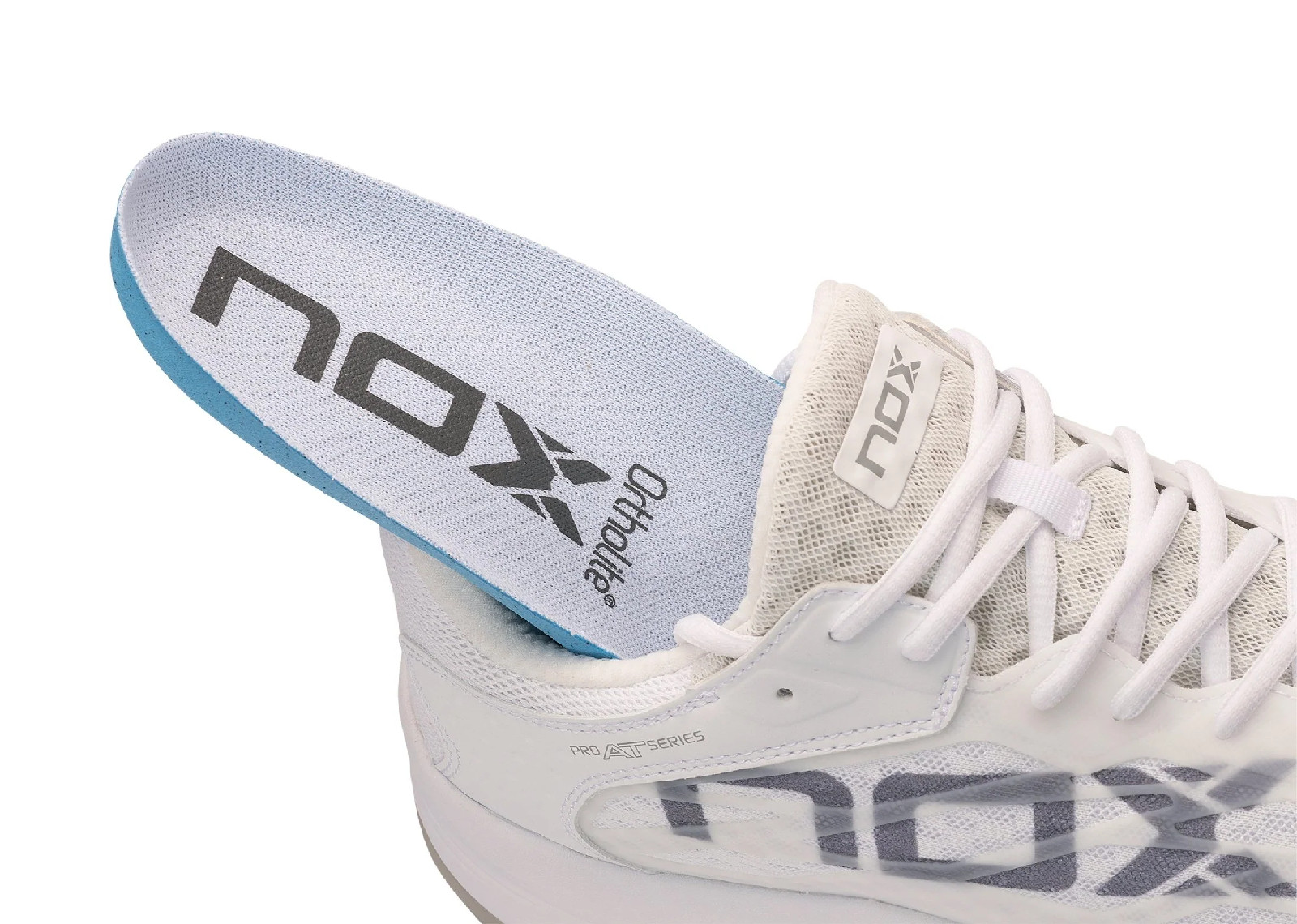NOX AT10 LUX PADEL SHOES WHITE GREY image 7