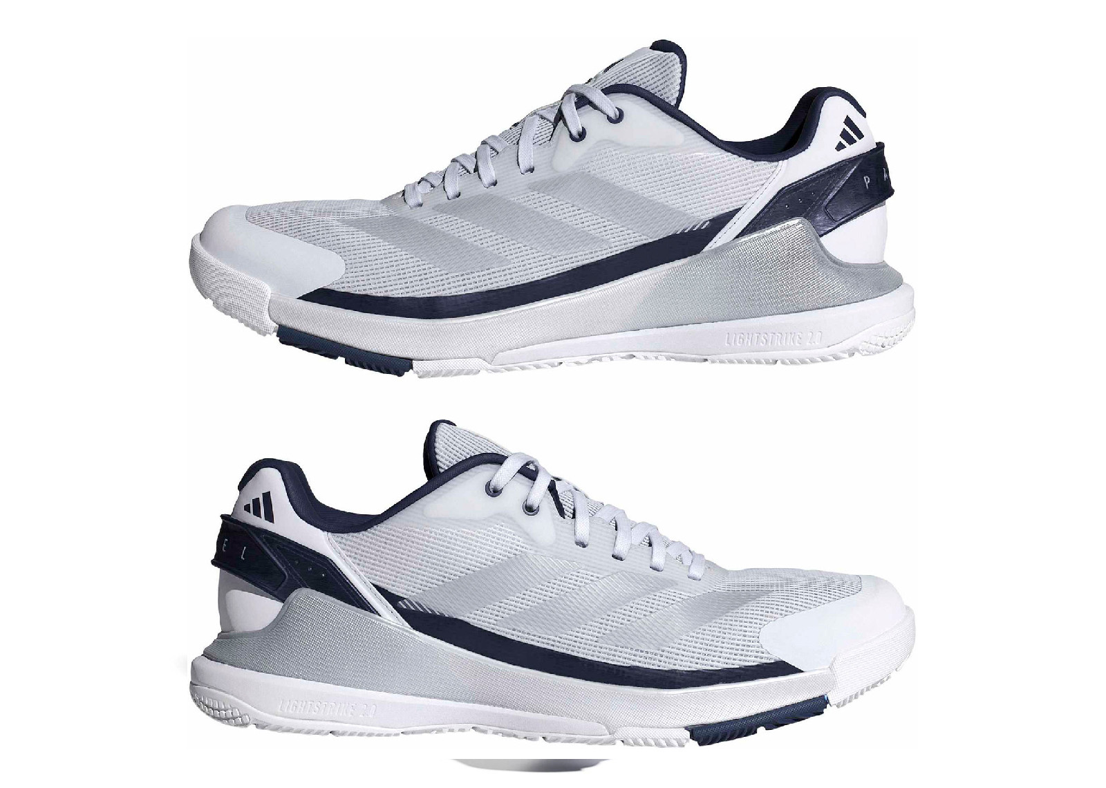 ADIDAS CRAZYQUICK LS WHITE DARK BLUE image 3