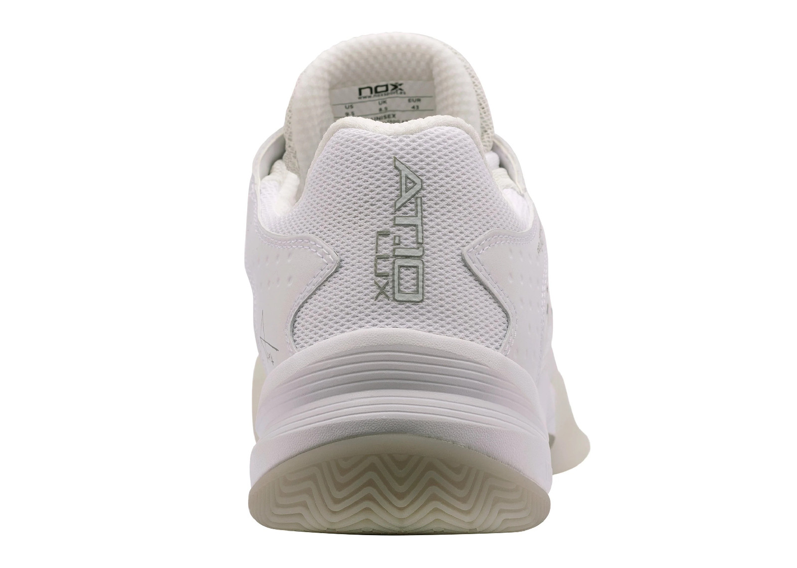 NOX AT10 LUX PADEL SHOES WHITE GREY image 8