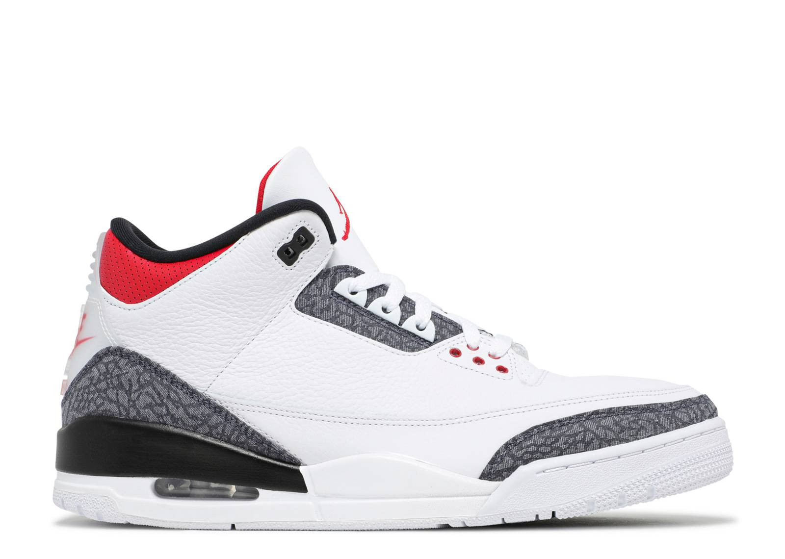 AIR JORDAN 3 DENIM FIRE RED  image 1