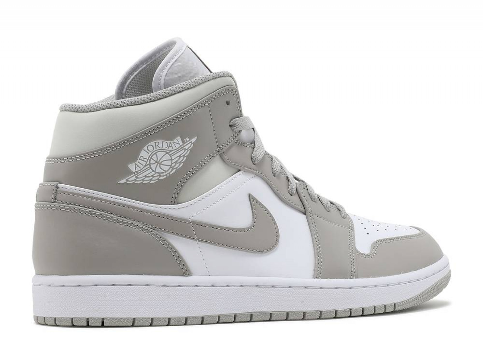 AIR JORDAN 1 MID COLLEGE GREY image 3