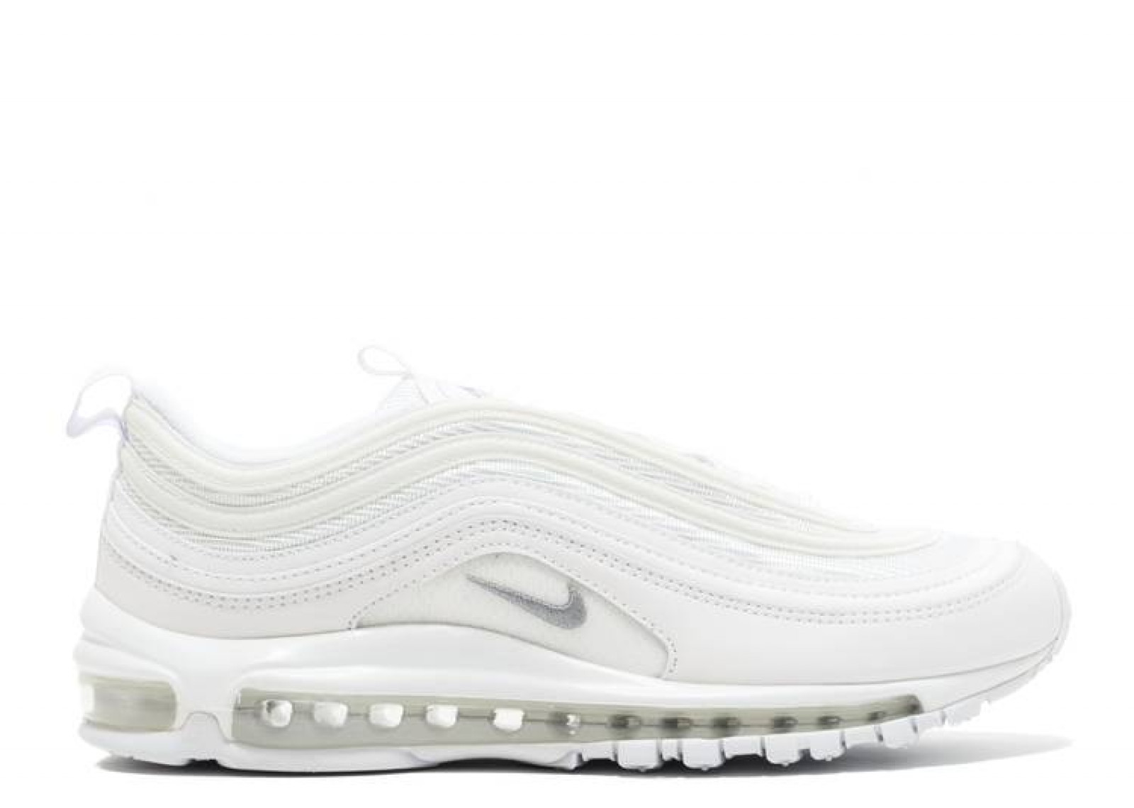 triple white air max 97's