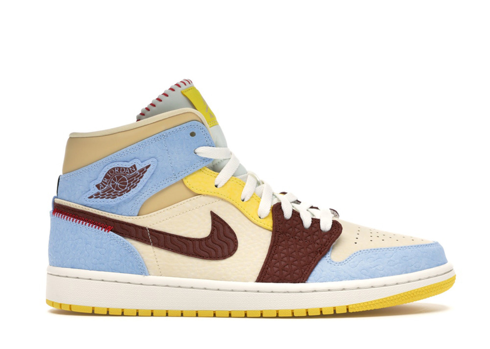 Air Jordan 1 Mid SE MAISON CHATEAU ROGUE FEARLESS image 1