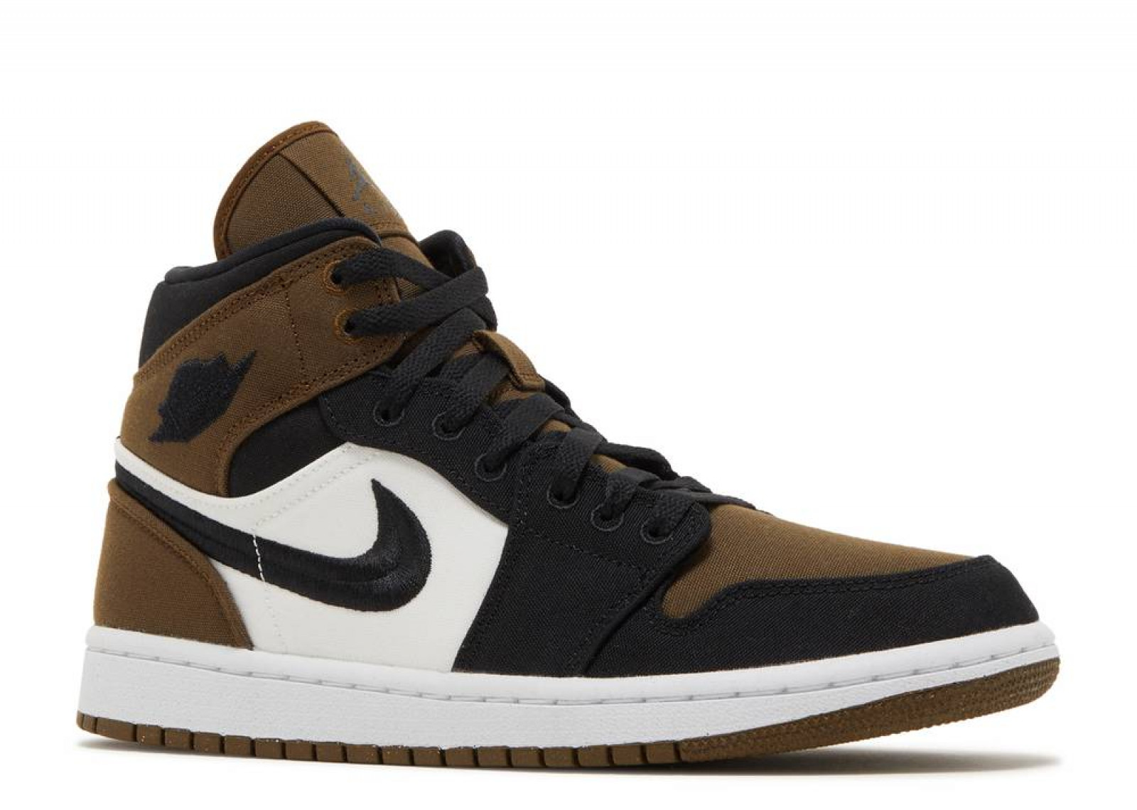 AIR JORDAN 1 MID SE OLIVE TOE (W) image 2