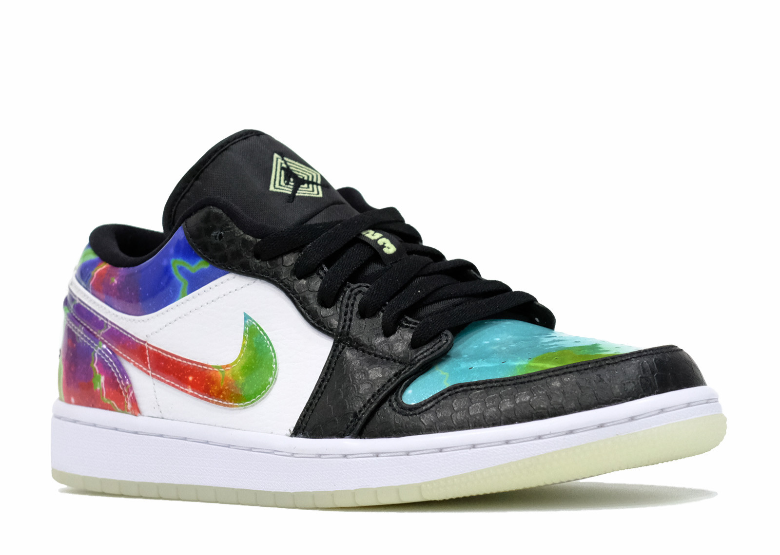 AIR JORDAN 1 LOW GALAXY "GLOW IN THE DARK" image 2