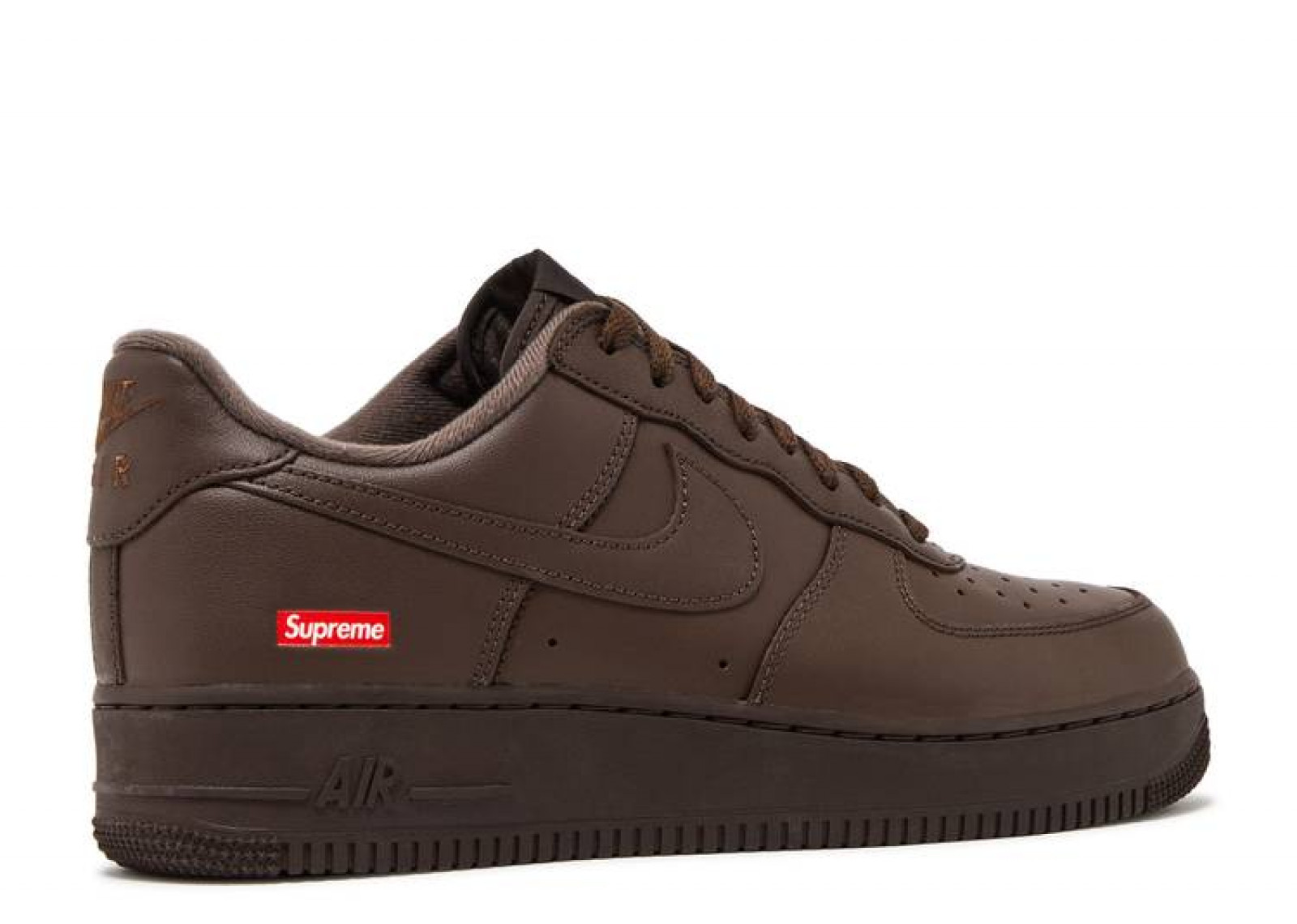 SUPREME X AIR FORCE 1 LOW BOX LOGO - BAROQUE BROWN image 3