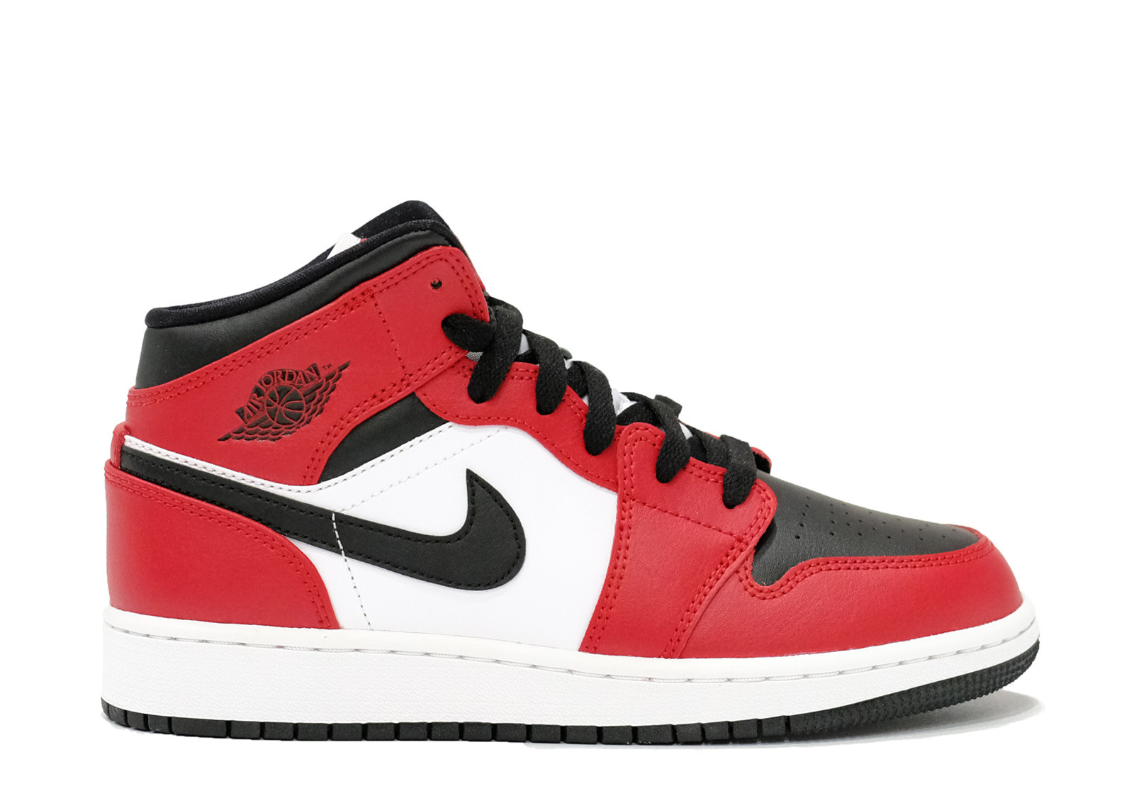 AIR JORDAN 1 MID Chicago Black Toe (GS) | Level Up