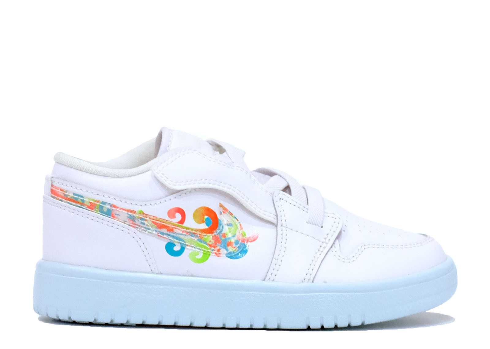 AIR JORDAN 1 LOW WHITE BLUE (PS) image 1