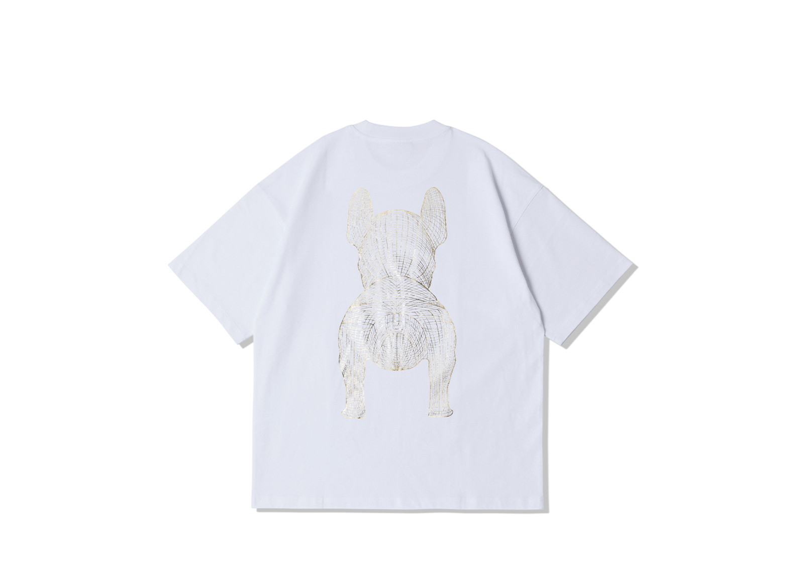 LIFEWORK KOREA BIG LADOK SHORT-SLEEVED T-SHIRT WHITE GOLD image 2