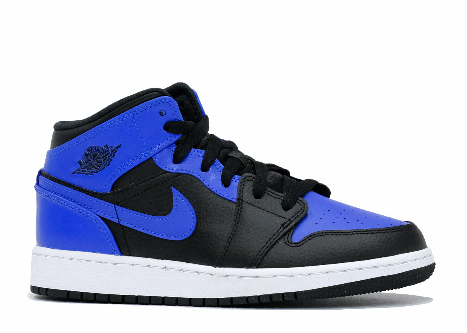 AIR JORDAN 1 MID HYPER ROYAL (GS) image 3