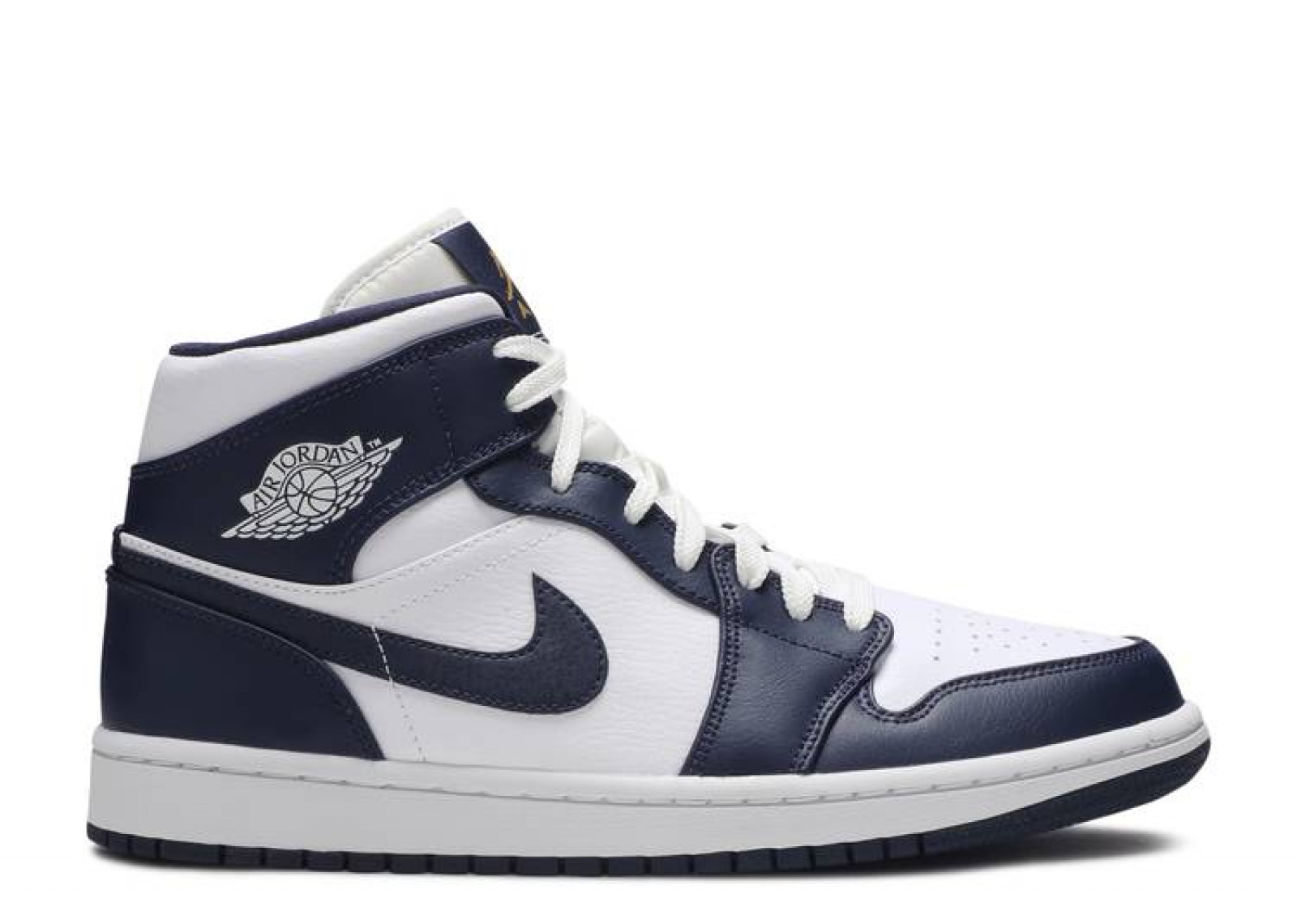 AIR JORDAN 1 MID GOLD OBSIDIAN image 1