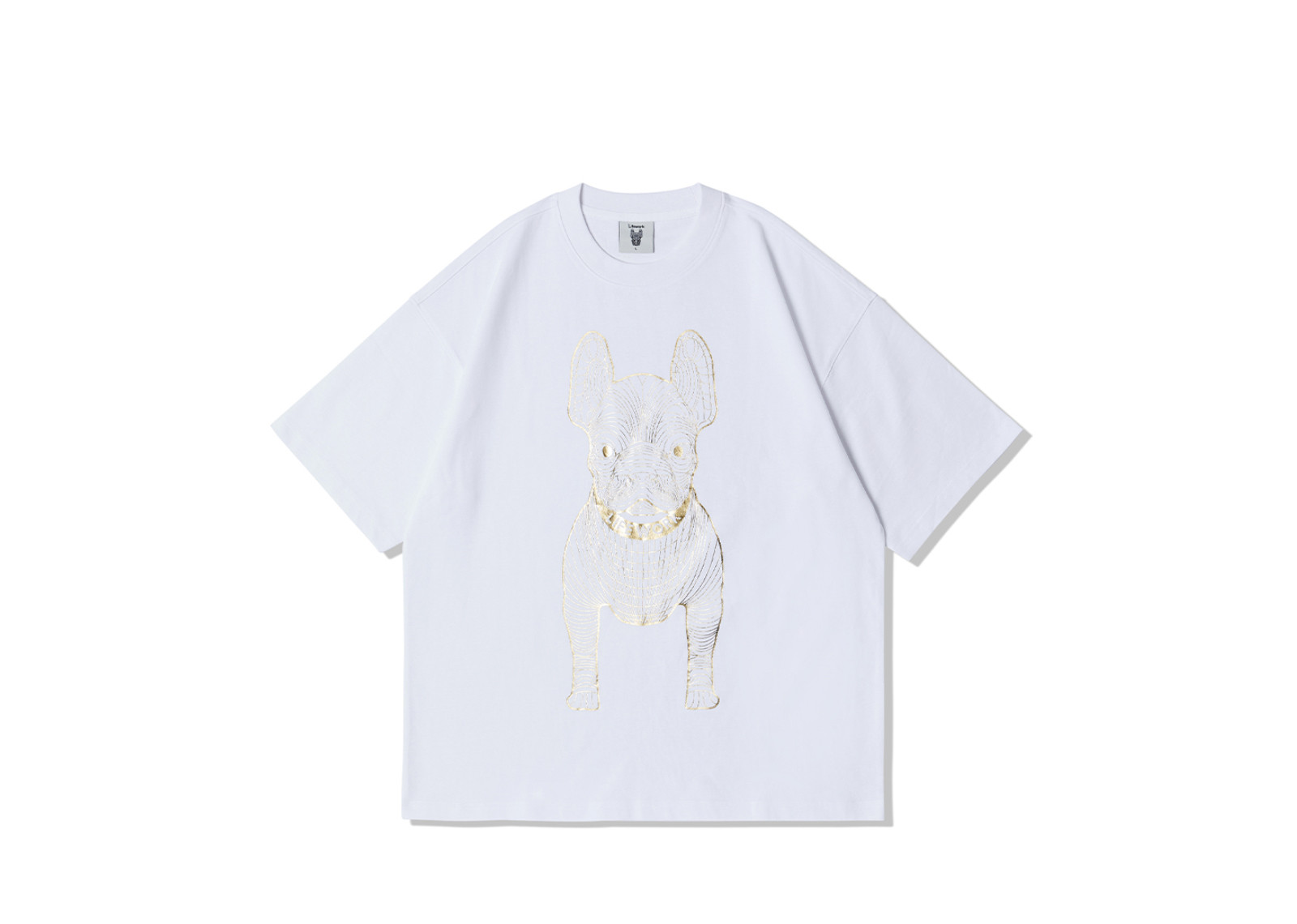 LIFEWORK KOREA BIG LADOK SHORT-SLEEVED T-SHIRT WHITE GOLD image 1