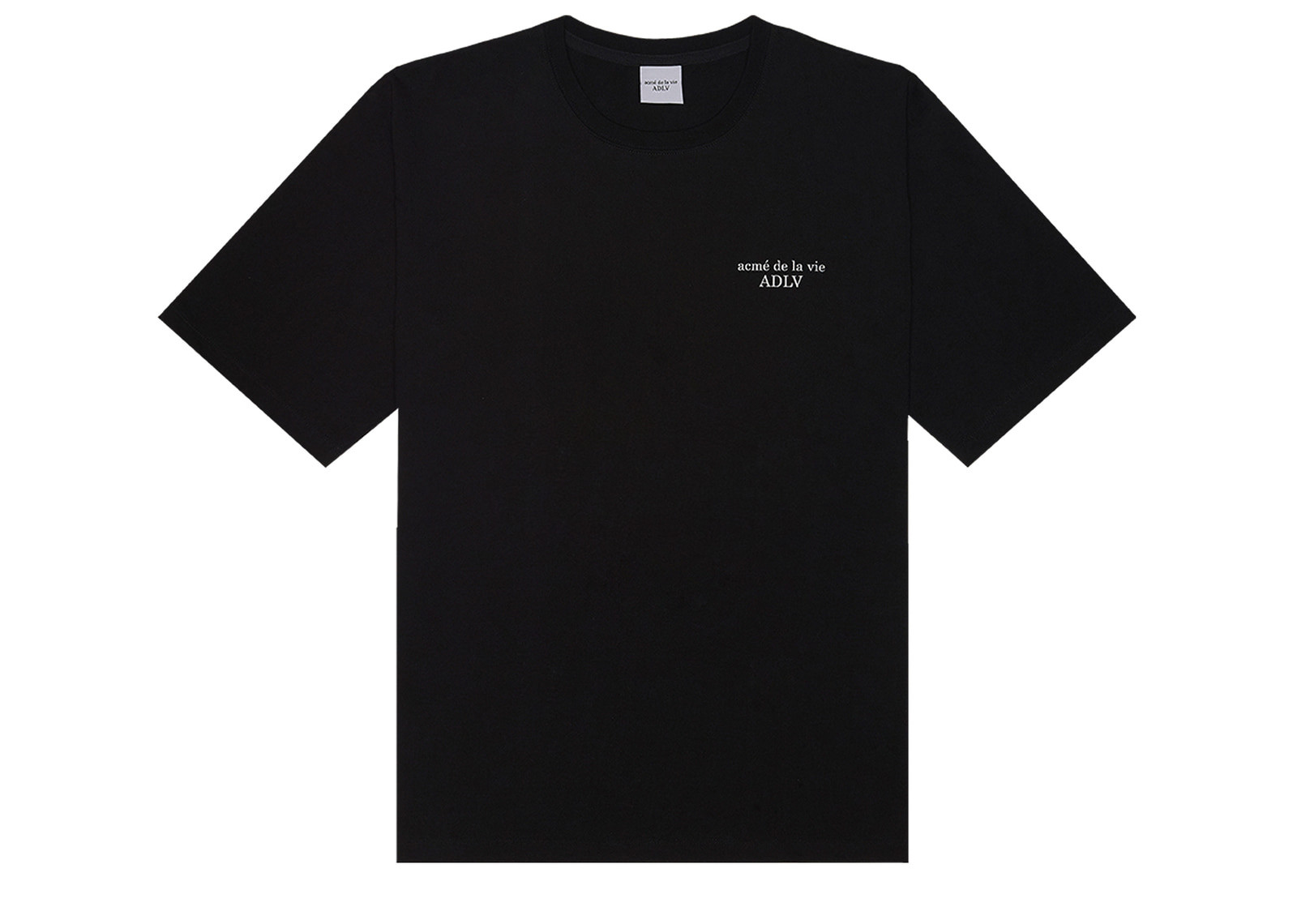  ADLV BASIC SHORT SLEEVE T-SHIRT BLACK image 2