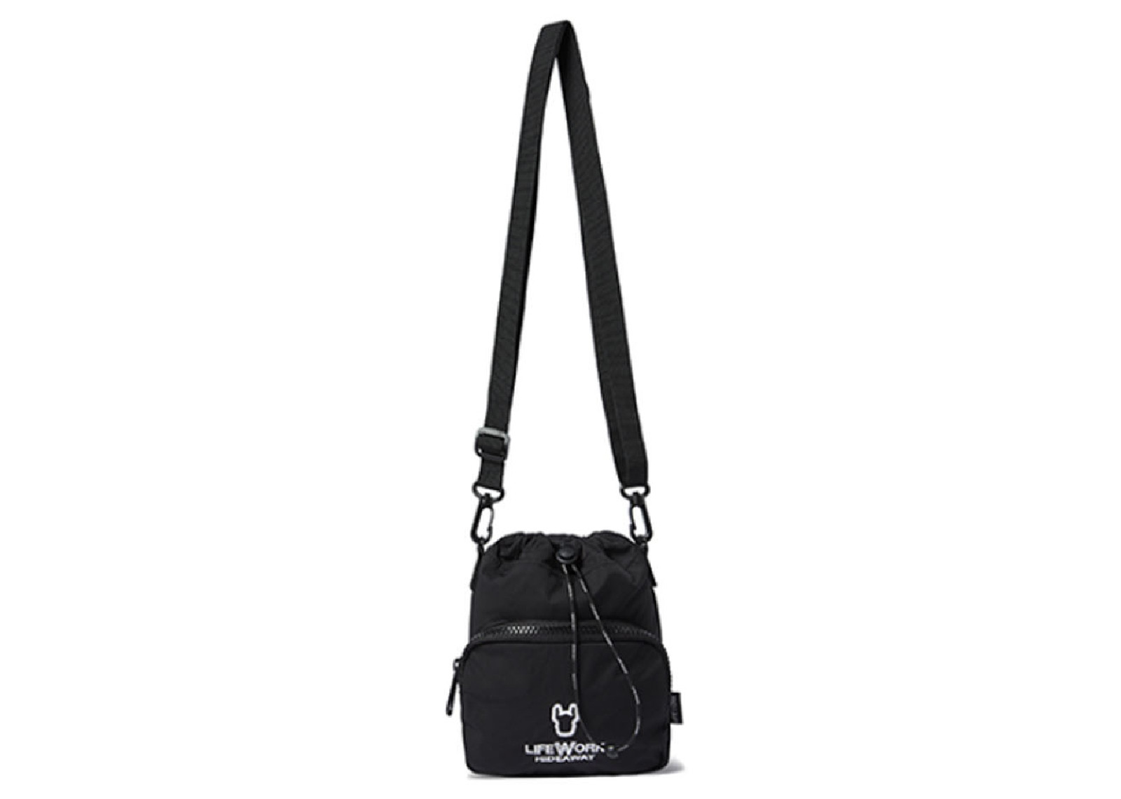 LIFEWORK KOREA BISLON ZIPPER SHERRING MINI CROSSBAG BLACK image 1