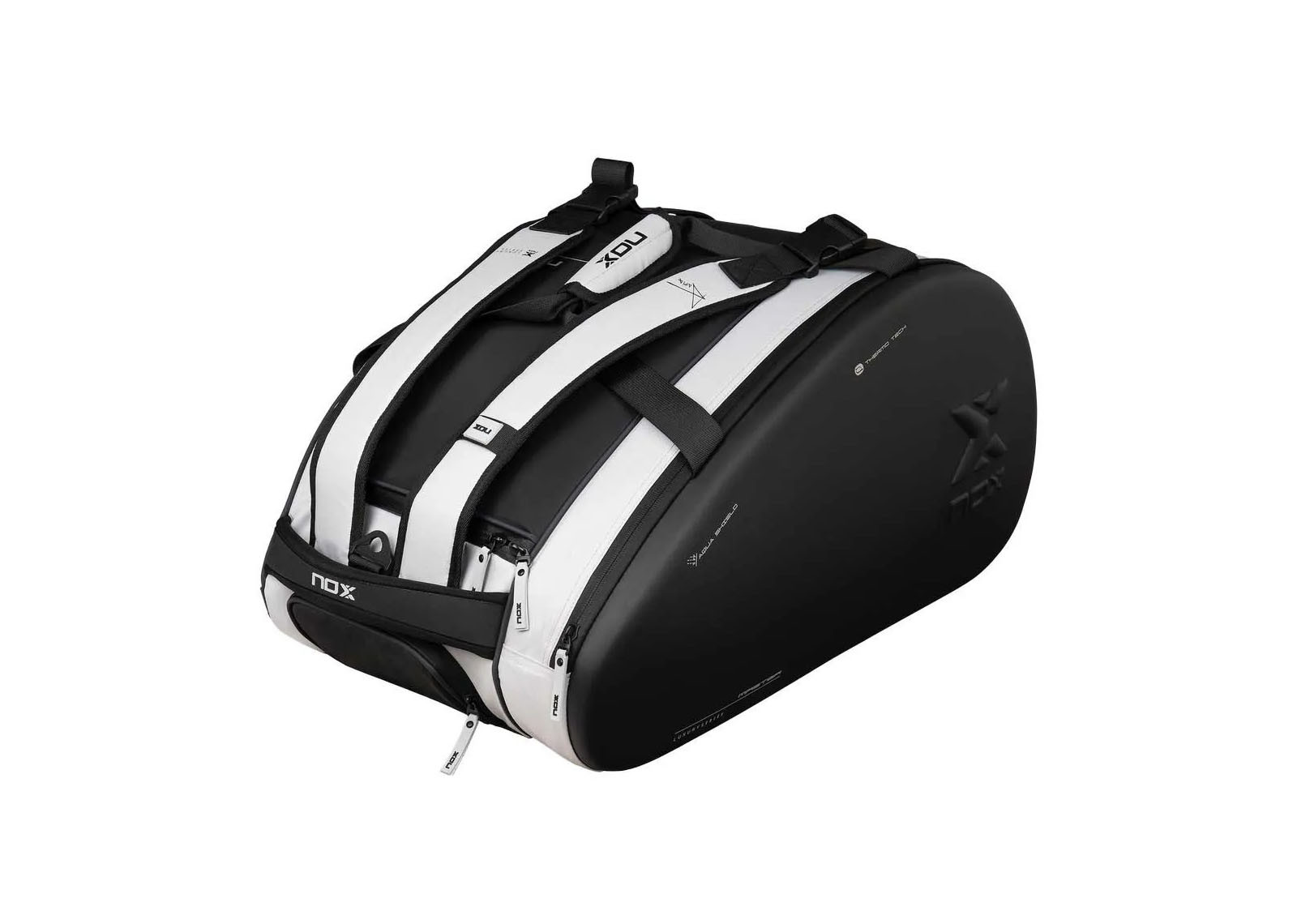 NOX LUXURY MASTER SERIES BLACK WHITE PADEL BAG image 4
