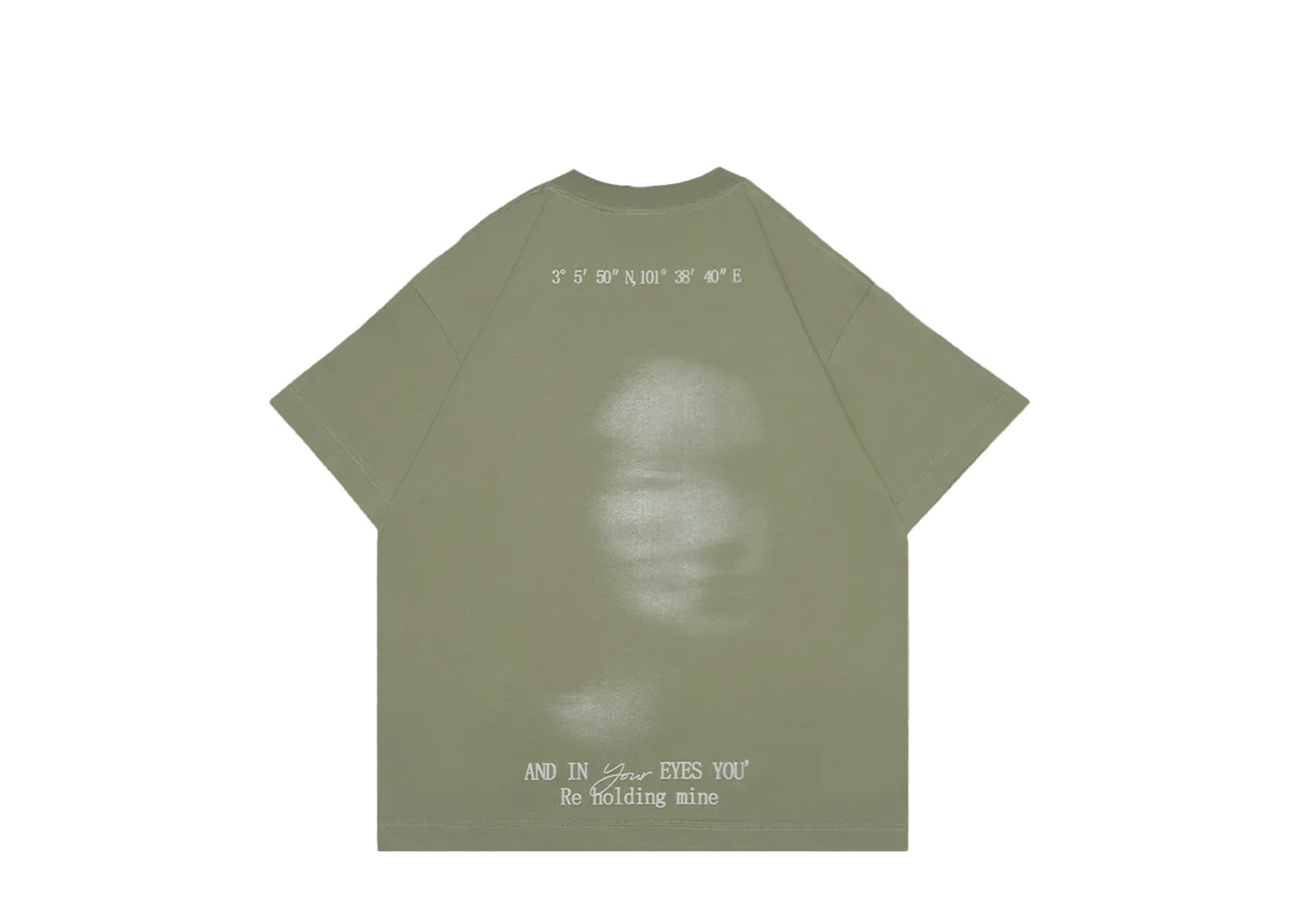 VTMT MONALISA PRINTED ARMY GREEN image 1
