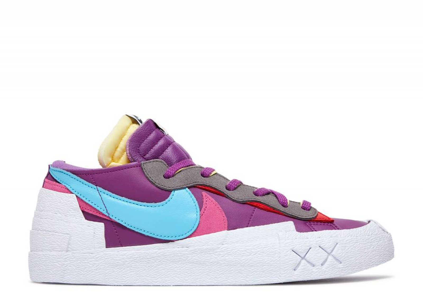 KAWS X SACAI X BLAZER LOW PURPLE DUSK image 1