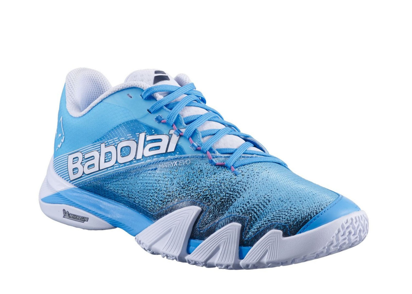 BABOLAT JET PREMURA 2 LEBRON CYAN BLUE WHITE image 2