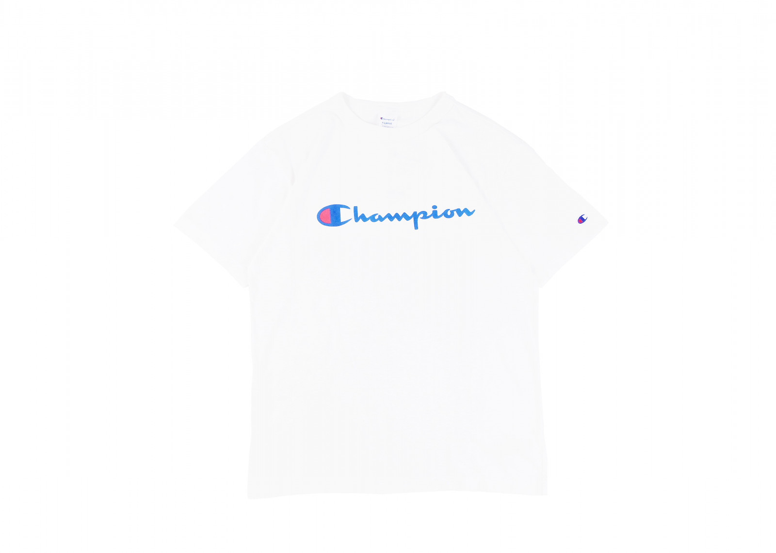 CHAMPION SCRIPT LOGO WHITE TEE image 1
