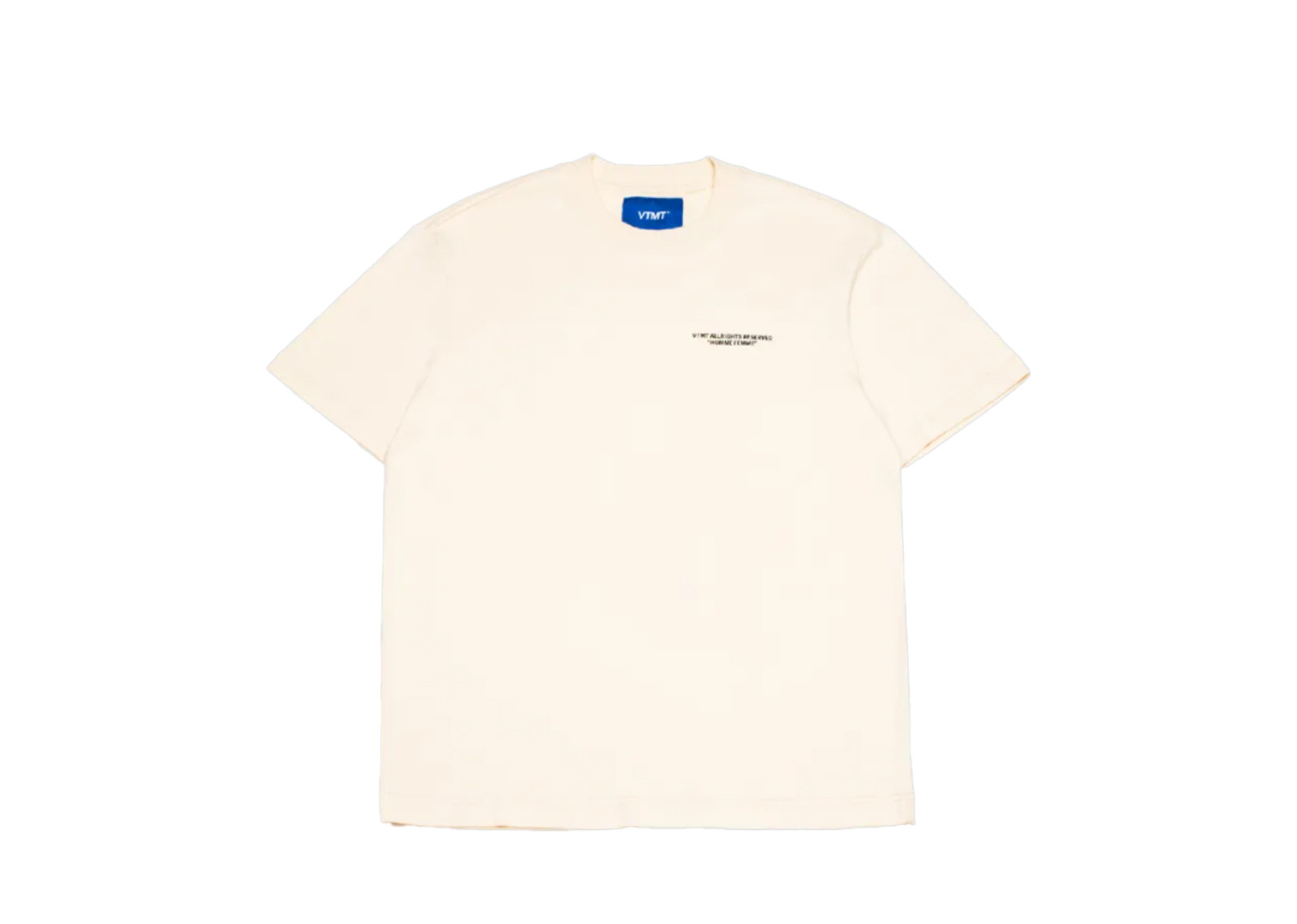 VTMT 3D PRINT LOGO IVORY TEE image 2