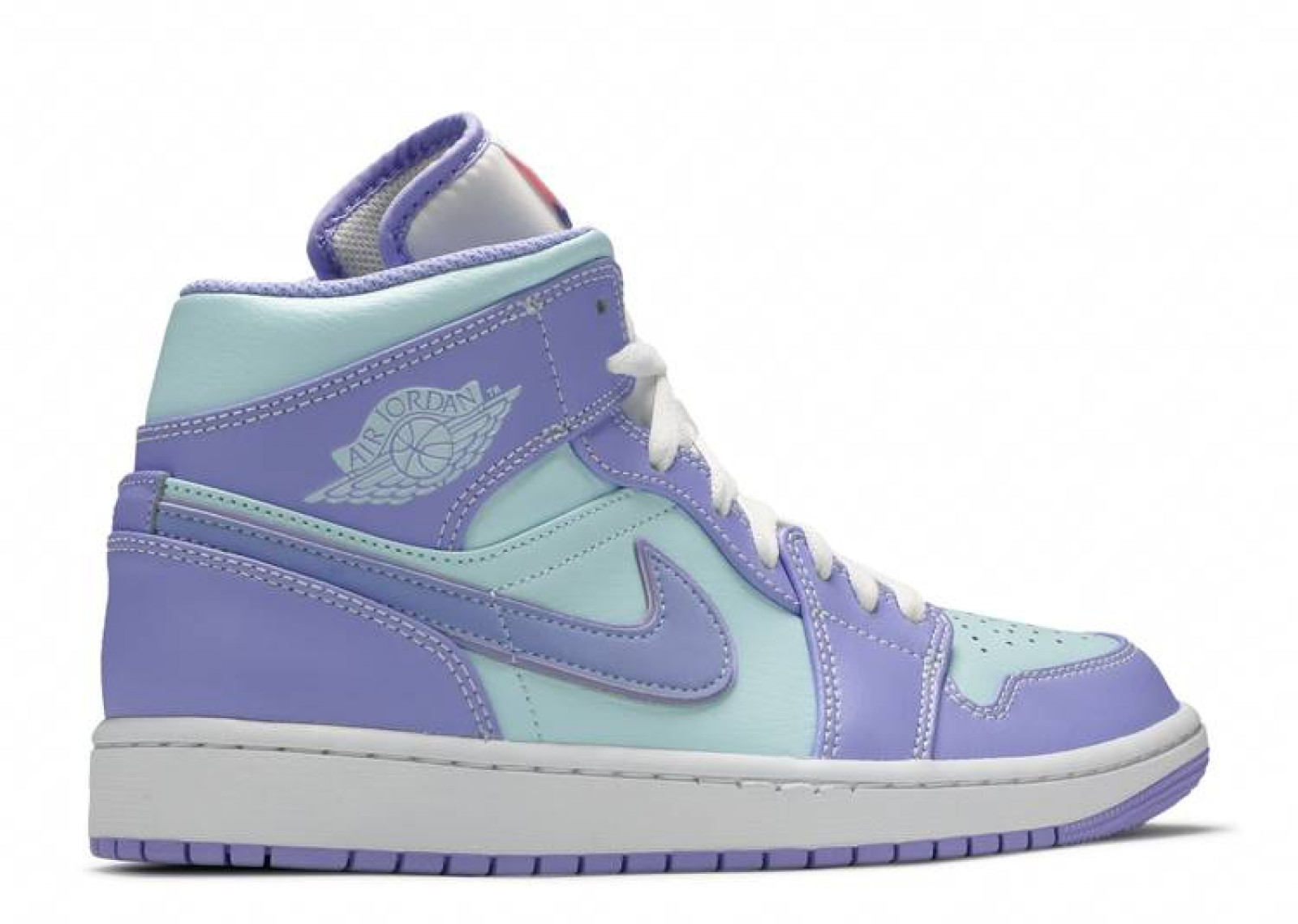 AIR JORDAN 1 MID PURPLE AQUA  image 3