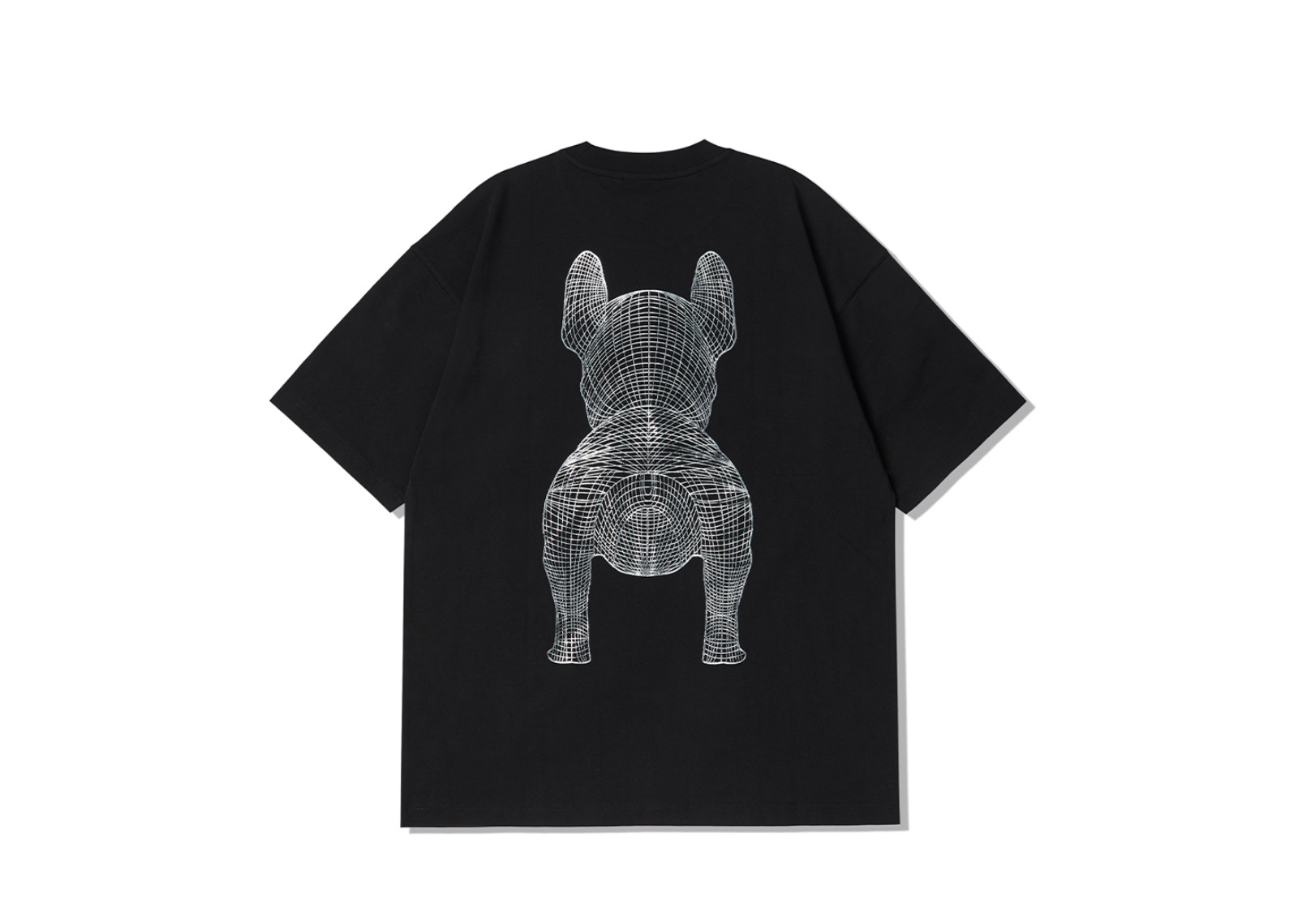 LIFEWORK KOREA BIG LADOK SHORT-SLEEVED T-SHIRT BLACK SILVER image 2