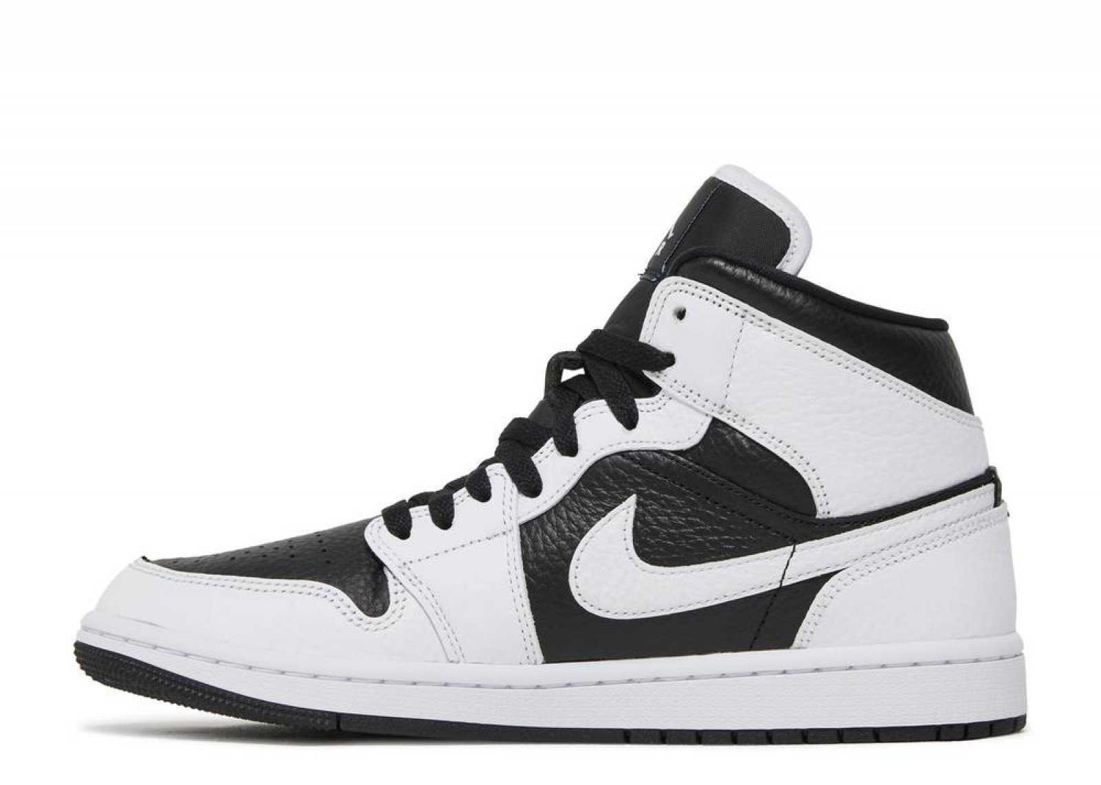 AIR JORDAN 1 MID SE HOMAGE BLACK WHITE (W) image 7