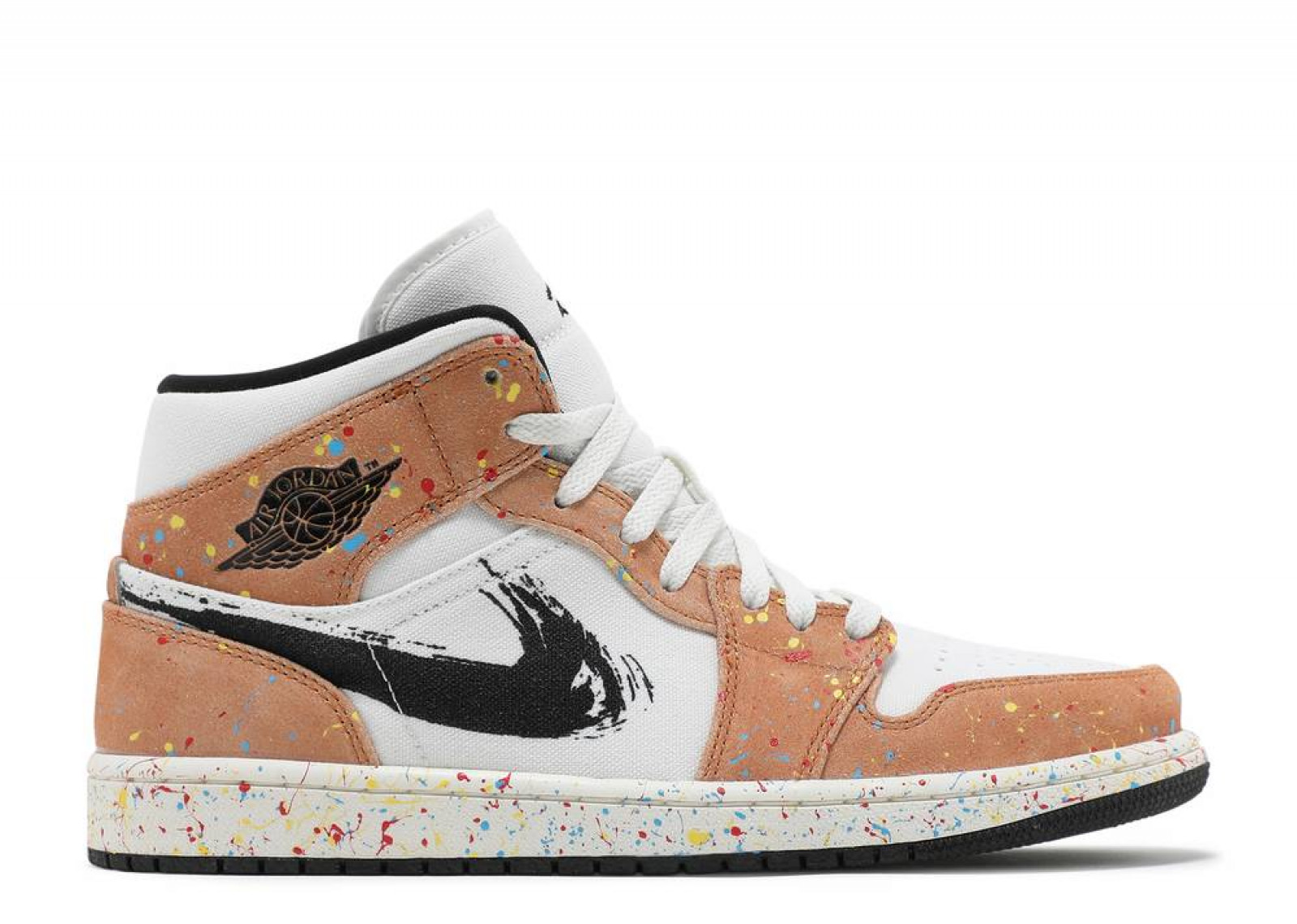 AIR JORDAN 1 MID SE BRUSHSTROKE image 1