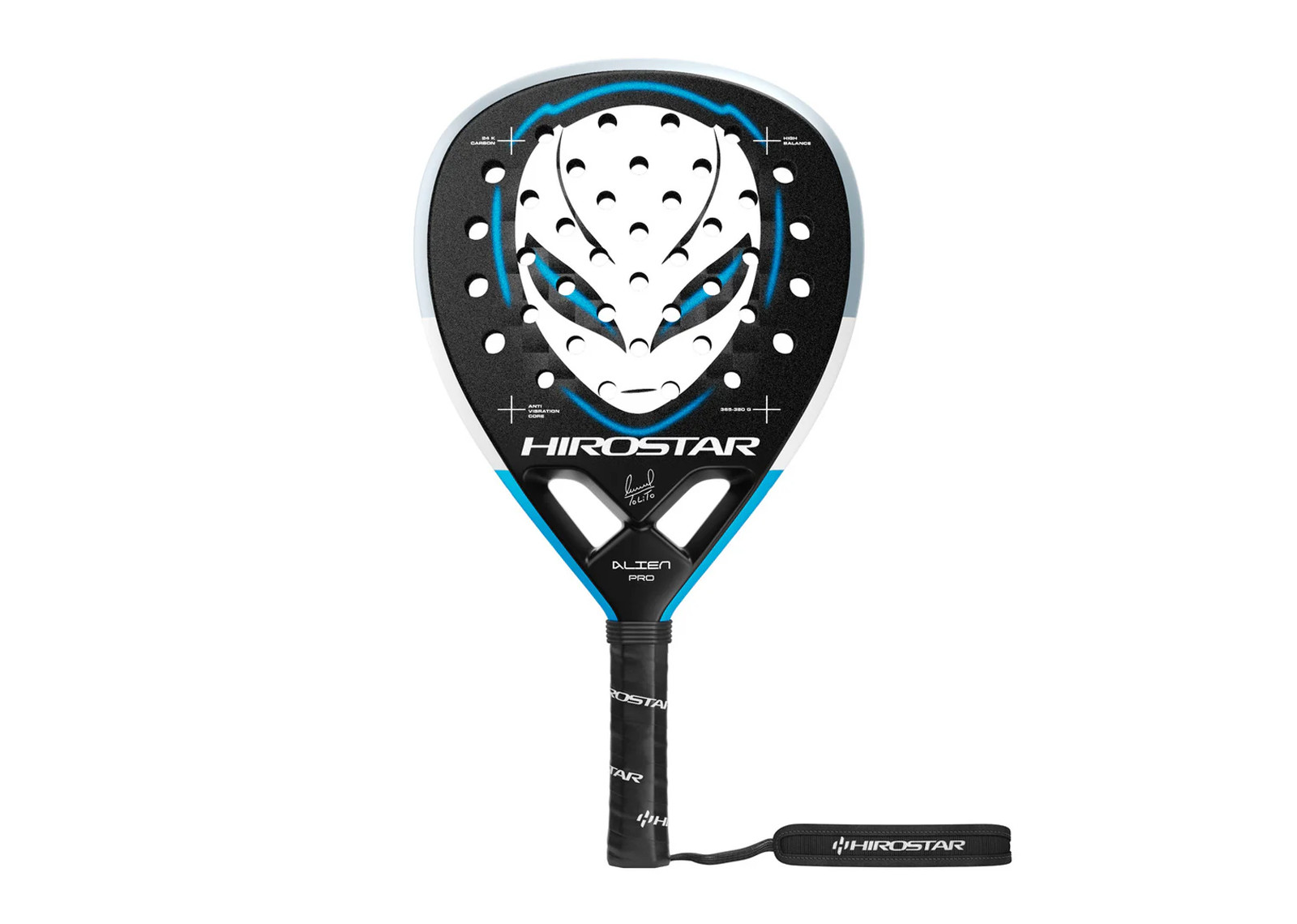 HIROSTAR ALIEN PRO BY TOLITO AGUIRRE PADEL RACKET 2026 image 1