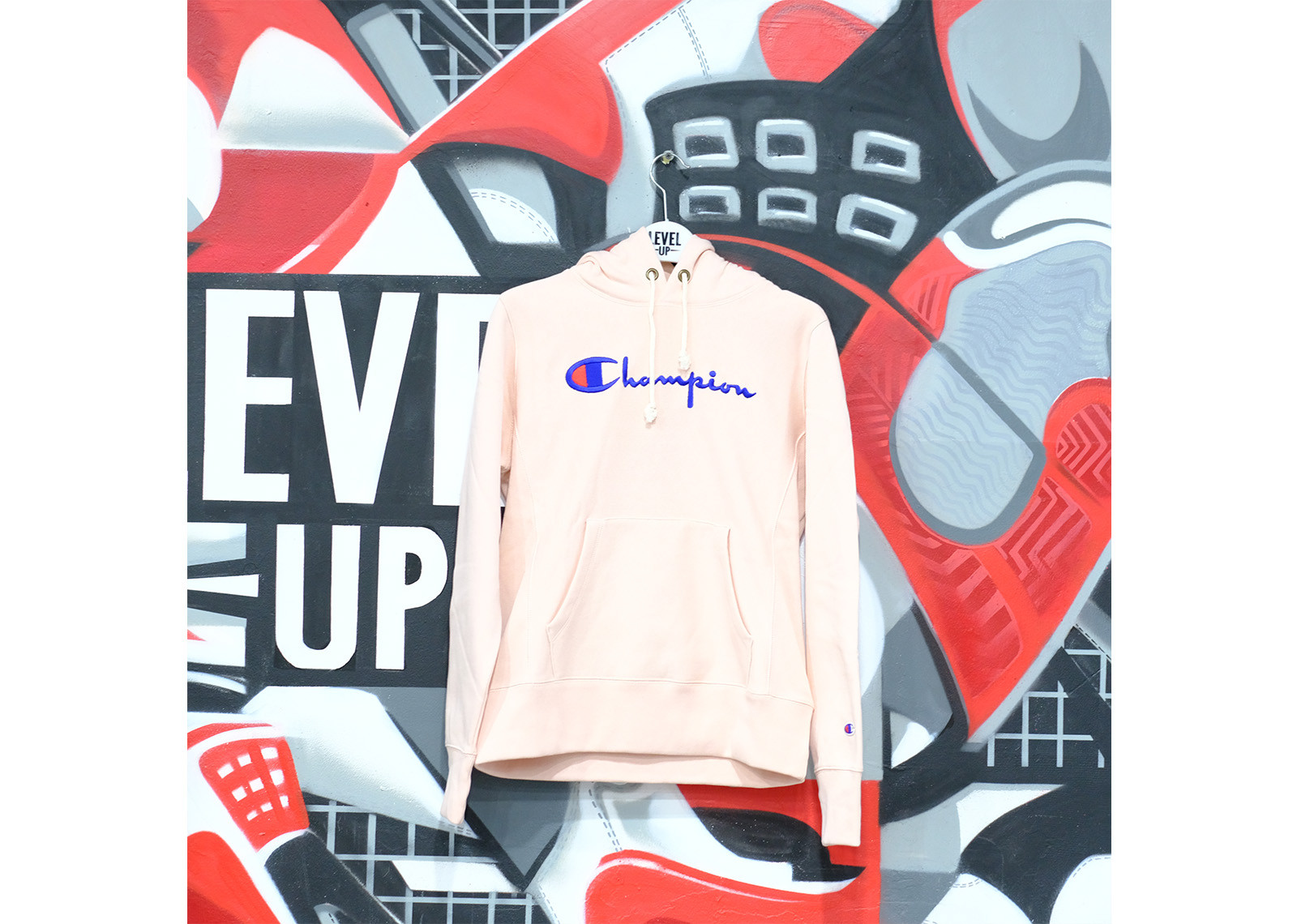 CHAMPION REVERSE WEAVE PEACH HOODIE image 1