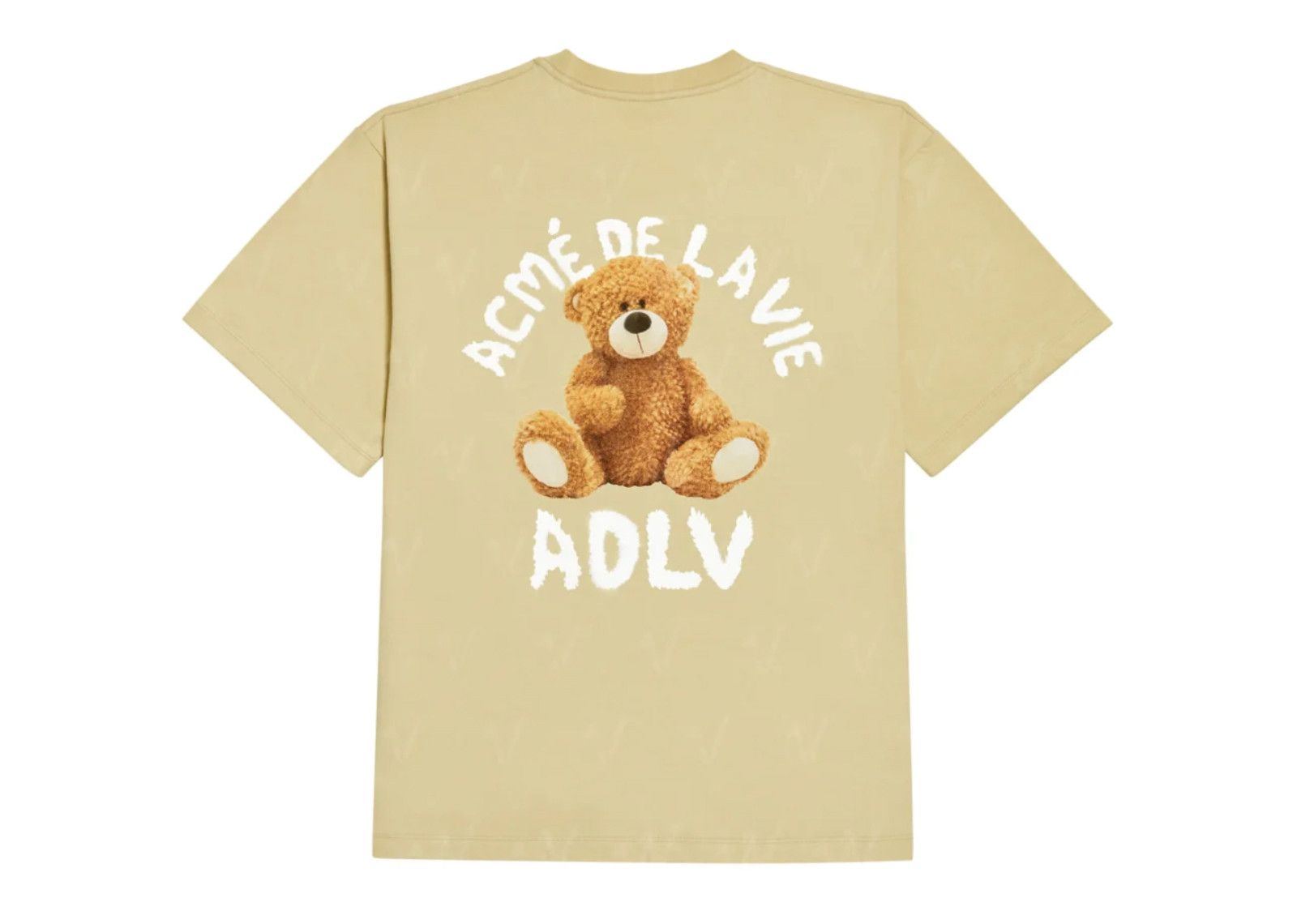 ADLV TEDDY BEAR (BEAR DOLL) SHORT SLEEVE T-SHIRT BEIGE image 1