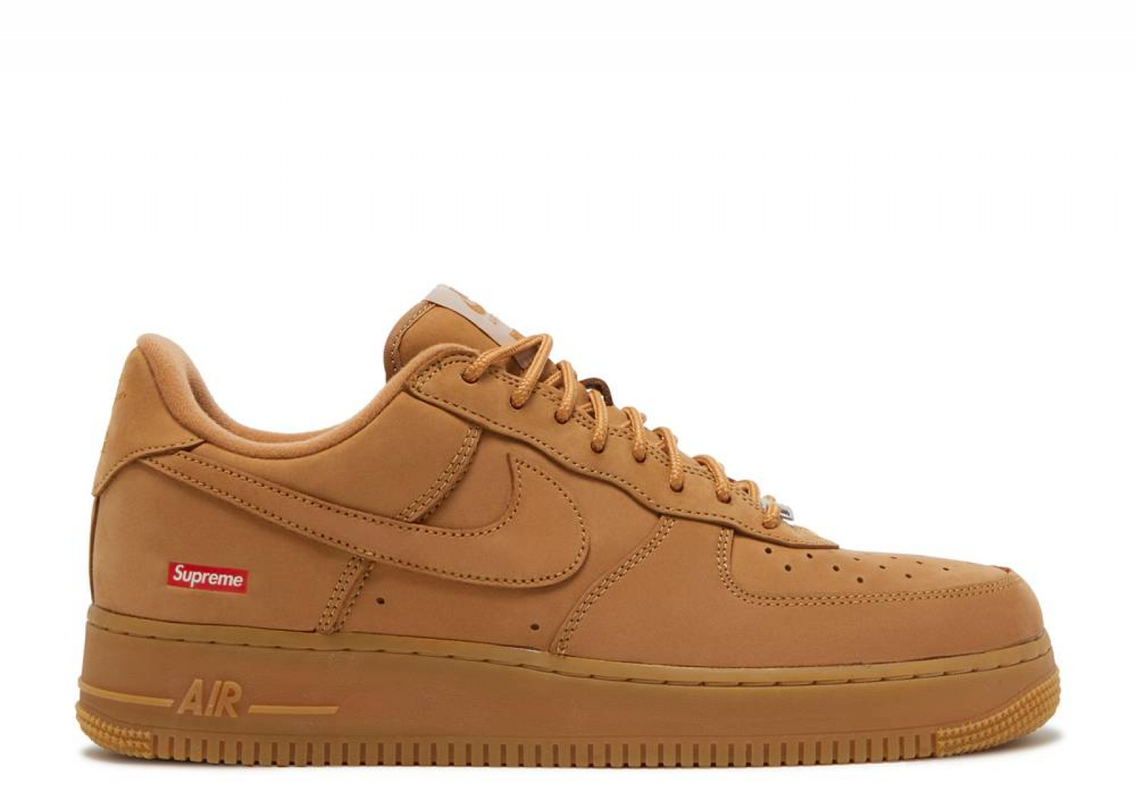 SUPREME X AIR FORCE 1 LOW BOX LOGO - WHEAT image 1