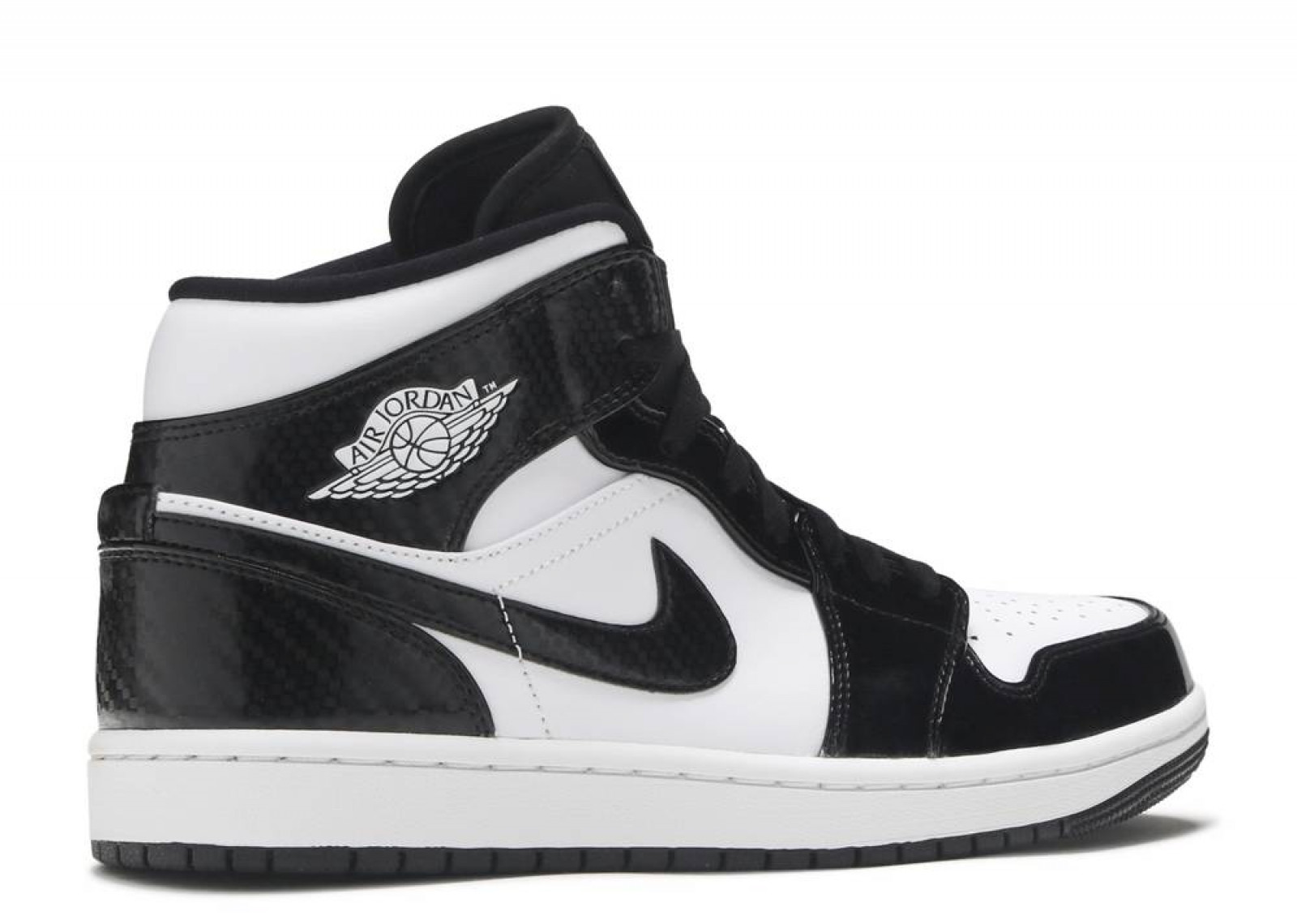 AIR JORDAN 1 MID CARBON BLACK image 3