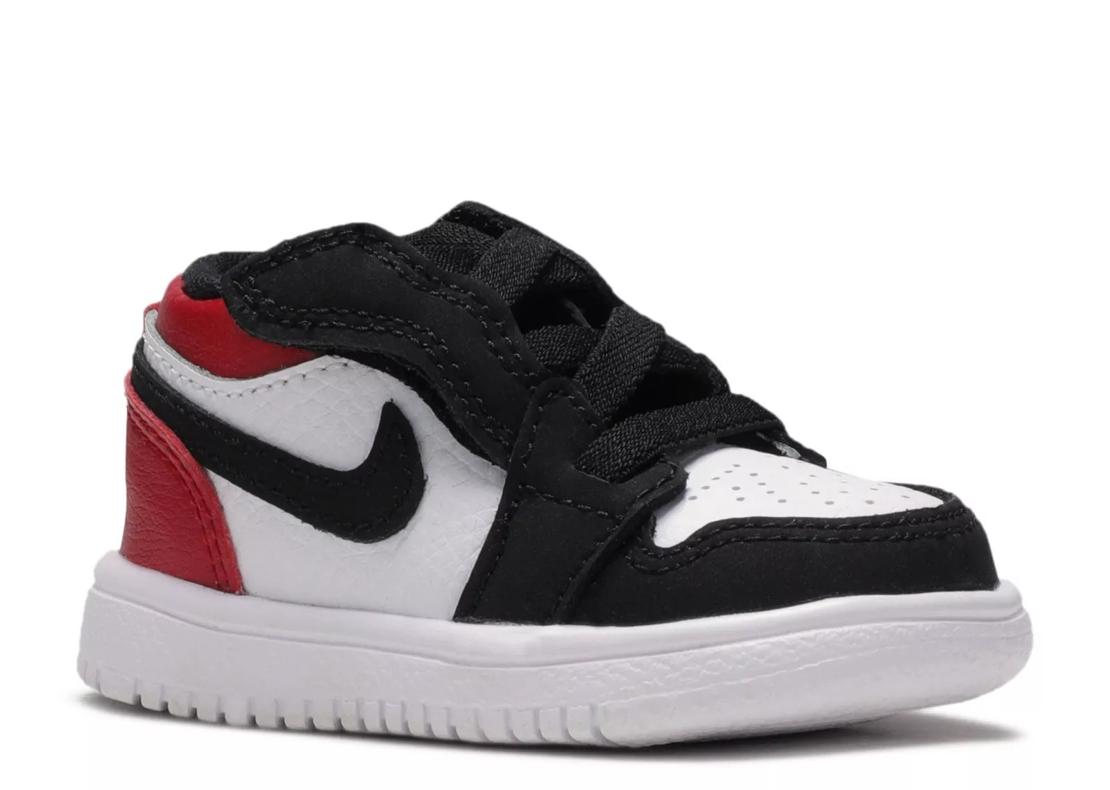 AIR JORDAN 1 LOW BLACK TOE (TD) image 2