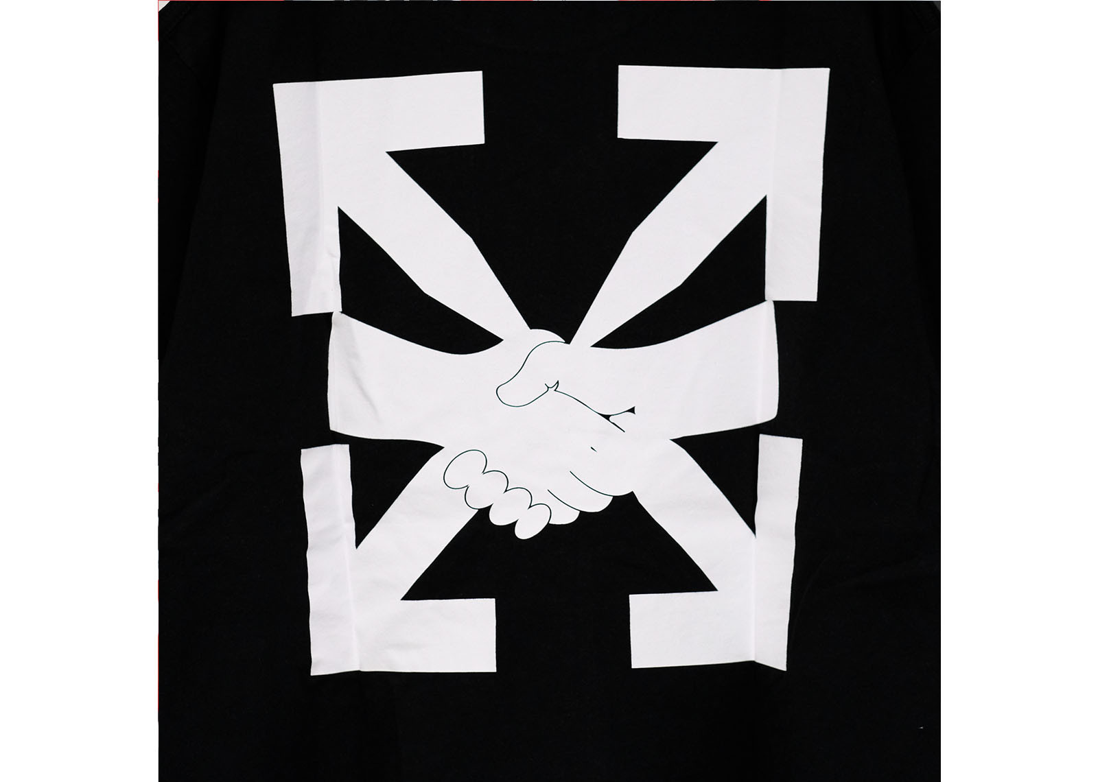 OFF WHITE AGREEMENT BLACK WHITE TEE image 2