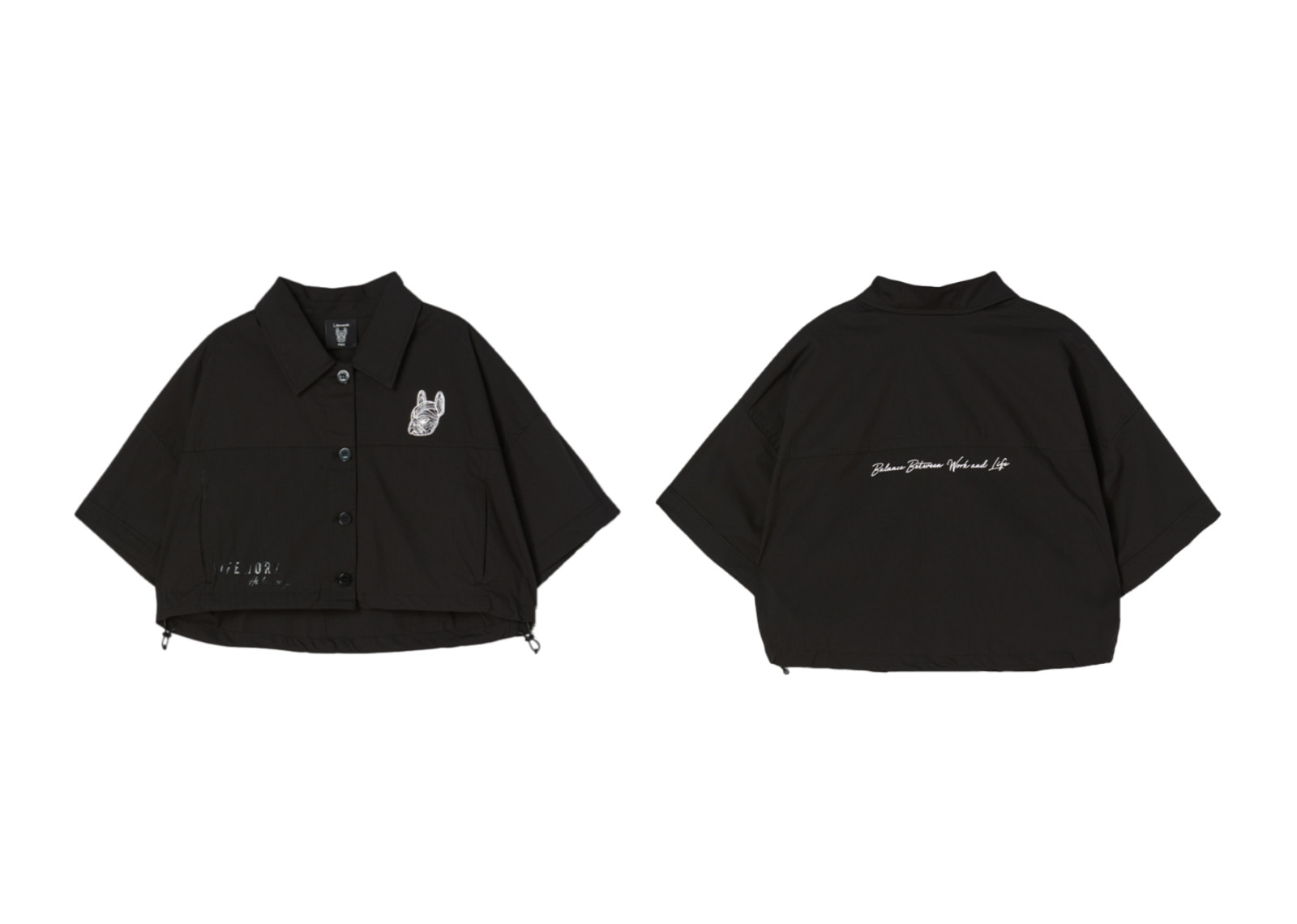 Lifework Korea Logo Drawstring Black W [SETUP] image 3