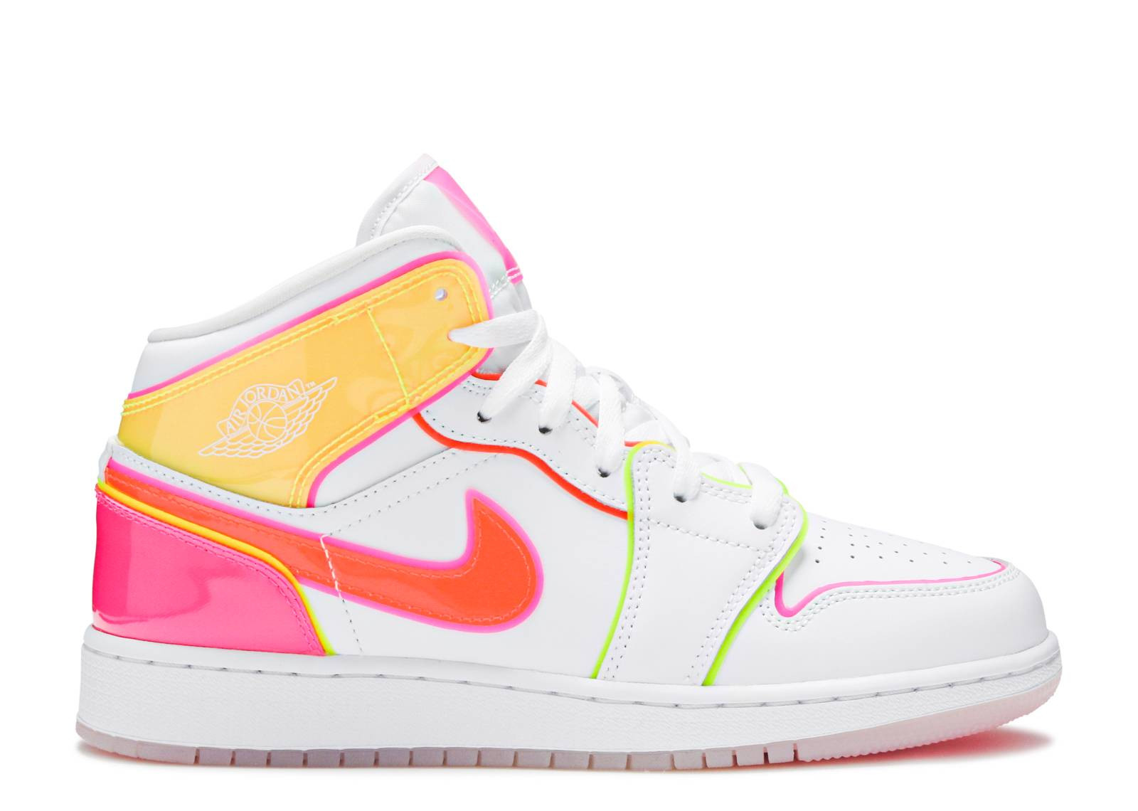 AIR JORDAN 1 MID EDGE GLOW (GS) image 1