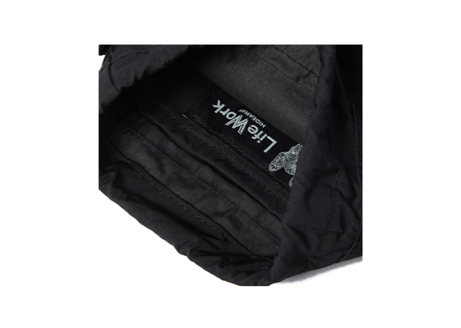LIFEWORK KOREA BISLON ZIPPER SHERRING MINI CROSSBAG BLACK image 4
