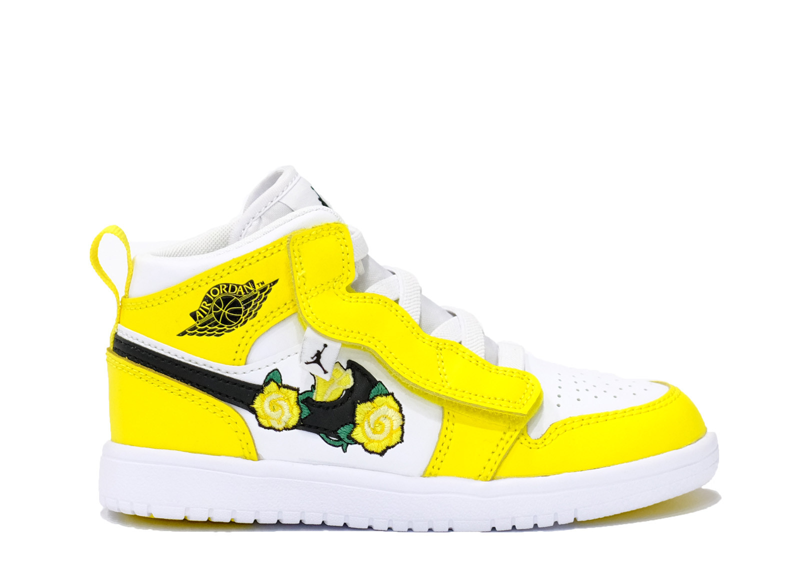 AIR JORDAN 1 MID DYNAMIC YELLOW (PS) image 1