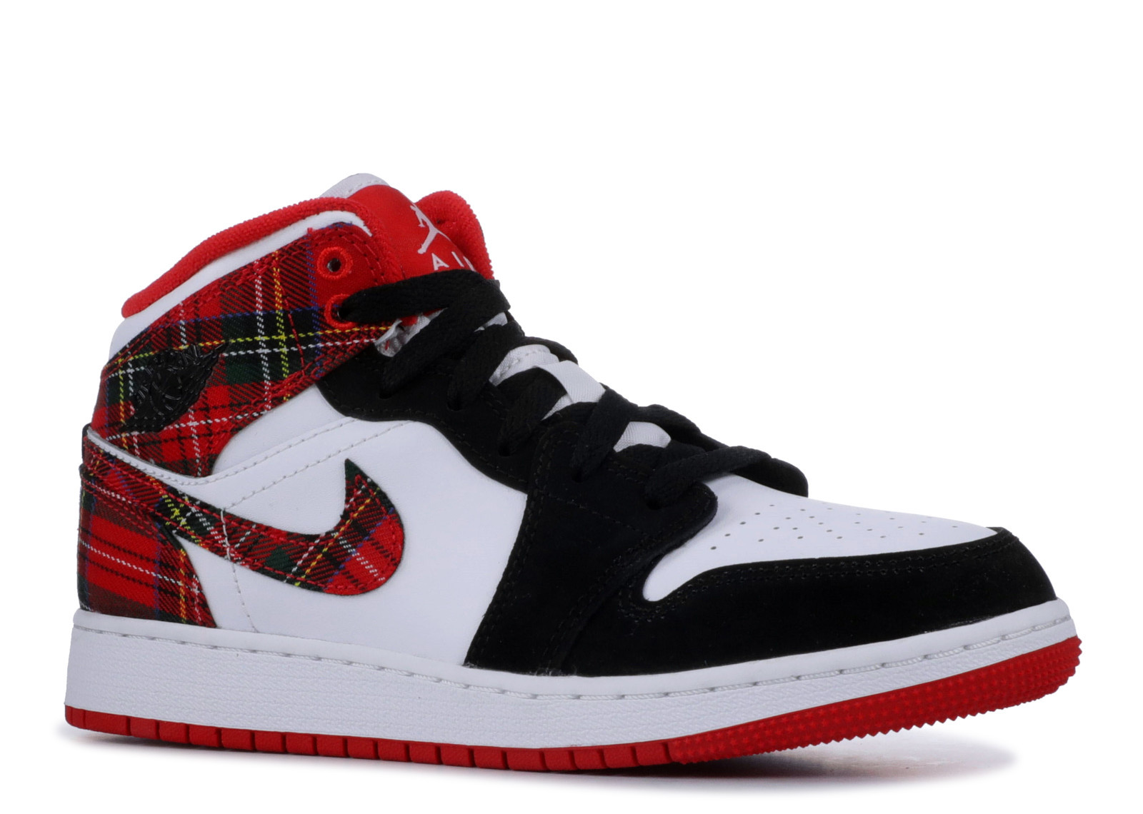 AIR JORDAN 1 MID GS "CHRISTMAS RED" image 2