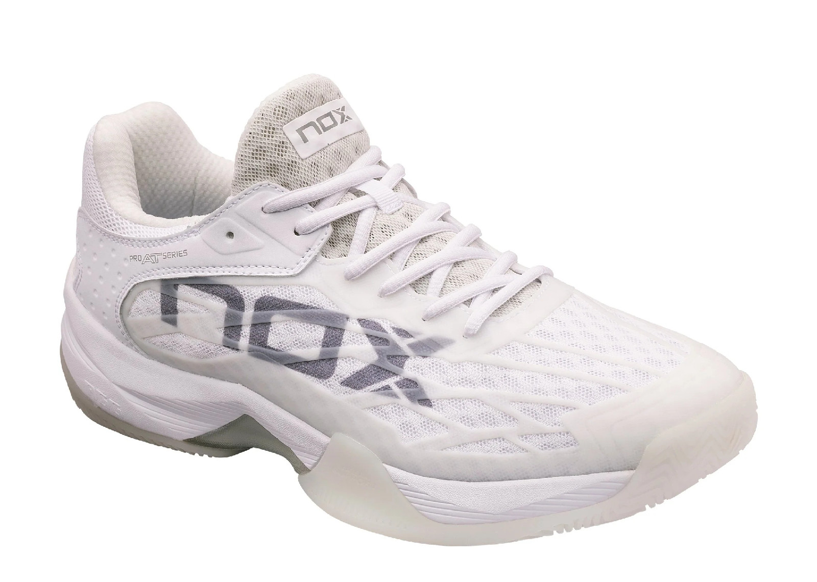NOX AT10 LUX PADEL SHOES WHITE GREY image 3