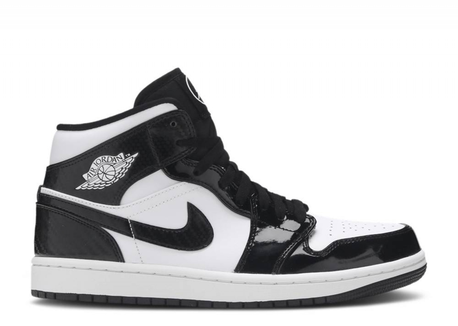 AIR JORDAN 1 MID CARBON BLACK image 1