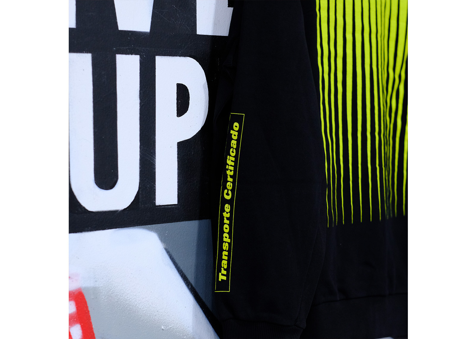 MARCELO BURLON SS20 FALLS OVER BLACK LIME image 5