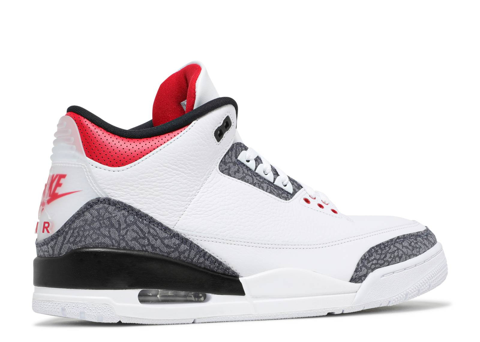 AIR JORDAN 3 DENIM FIRE RED  image 3