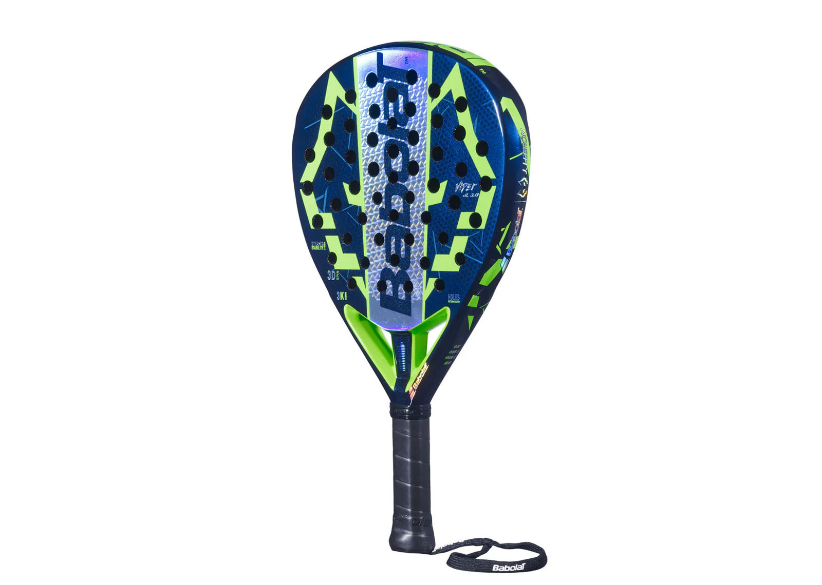 BABOLAT VIPER JUAN LEBRON 3.0 BLUE PADEL RACKET 2026  image 2