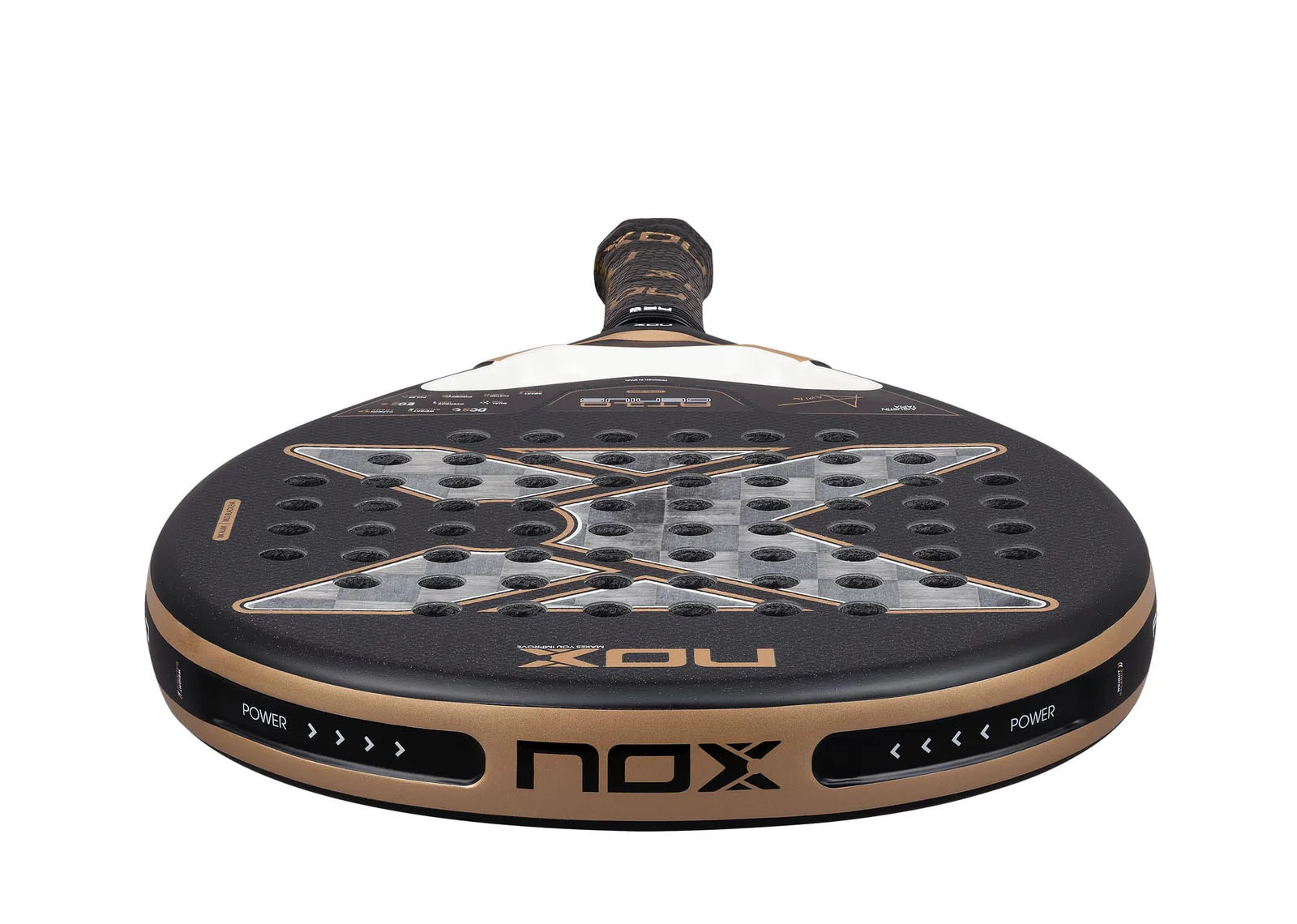 NOX AT10 18K ALUM BY AGUSTIN TAPIA PADEL RACKET 2026 image 3