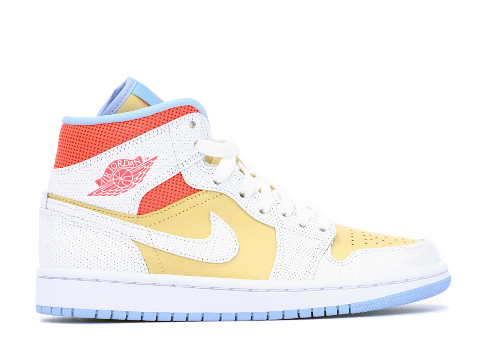 AIR JORDAN 1 MID WHITE SESAME (W) image 1
