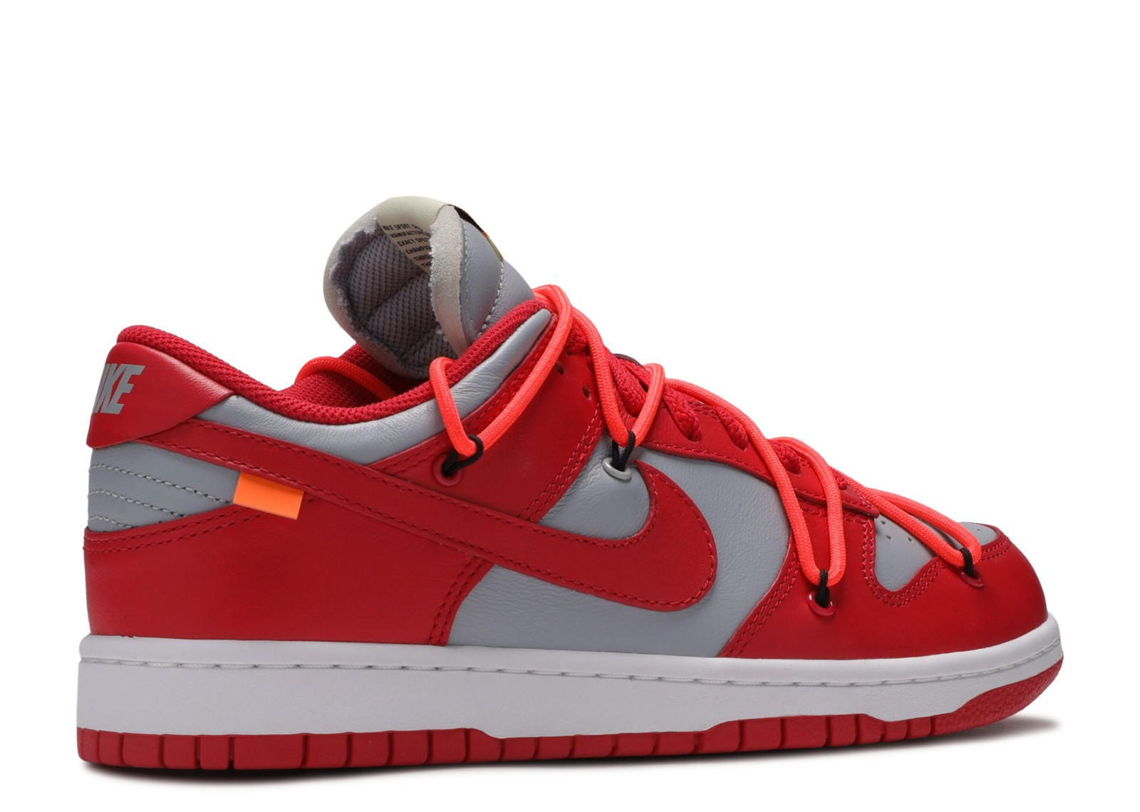 Dunk Low Off-White - University Red image 3