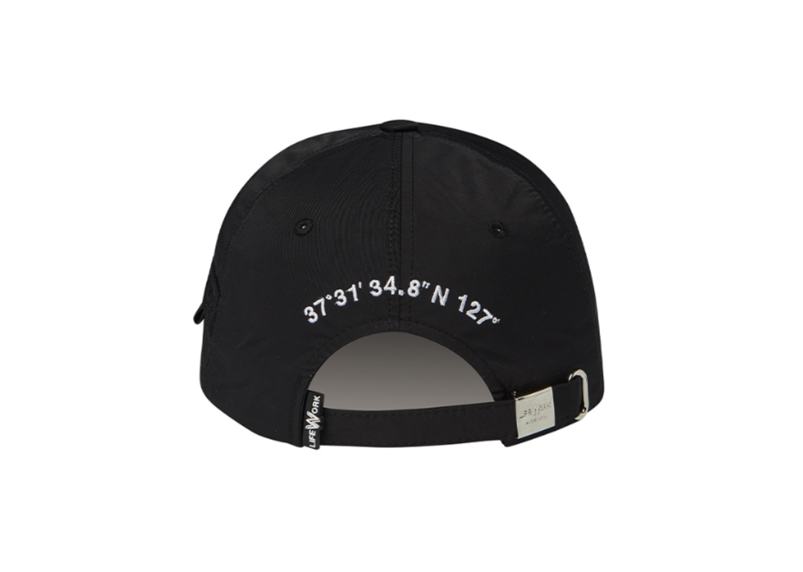  Lifework Korea Lettring baseball cap Black image 2