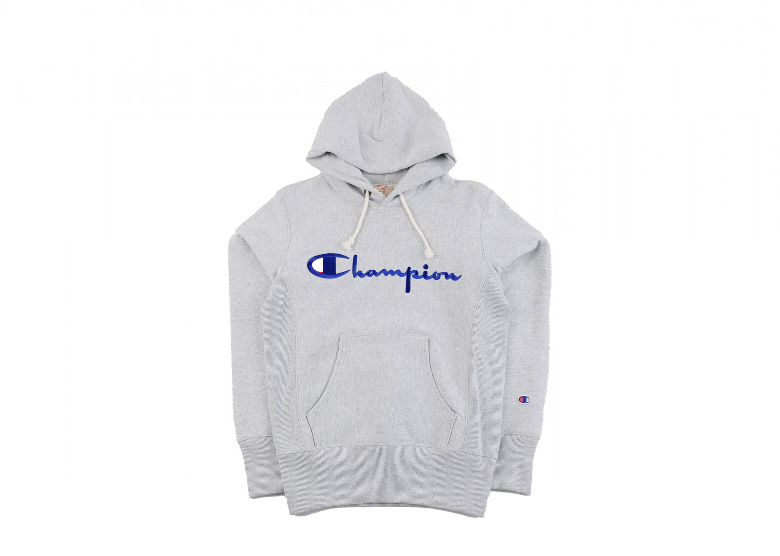 CHAMPION REVERSE WEAVE GREY HOODIE image 1